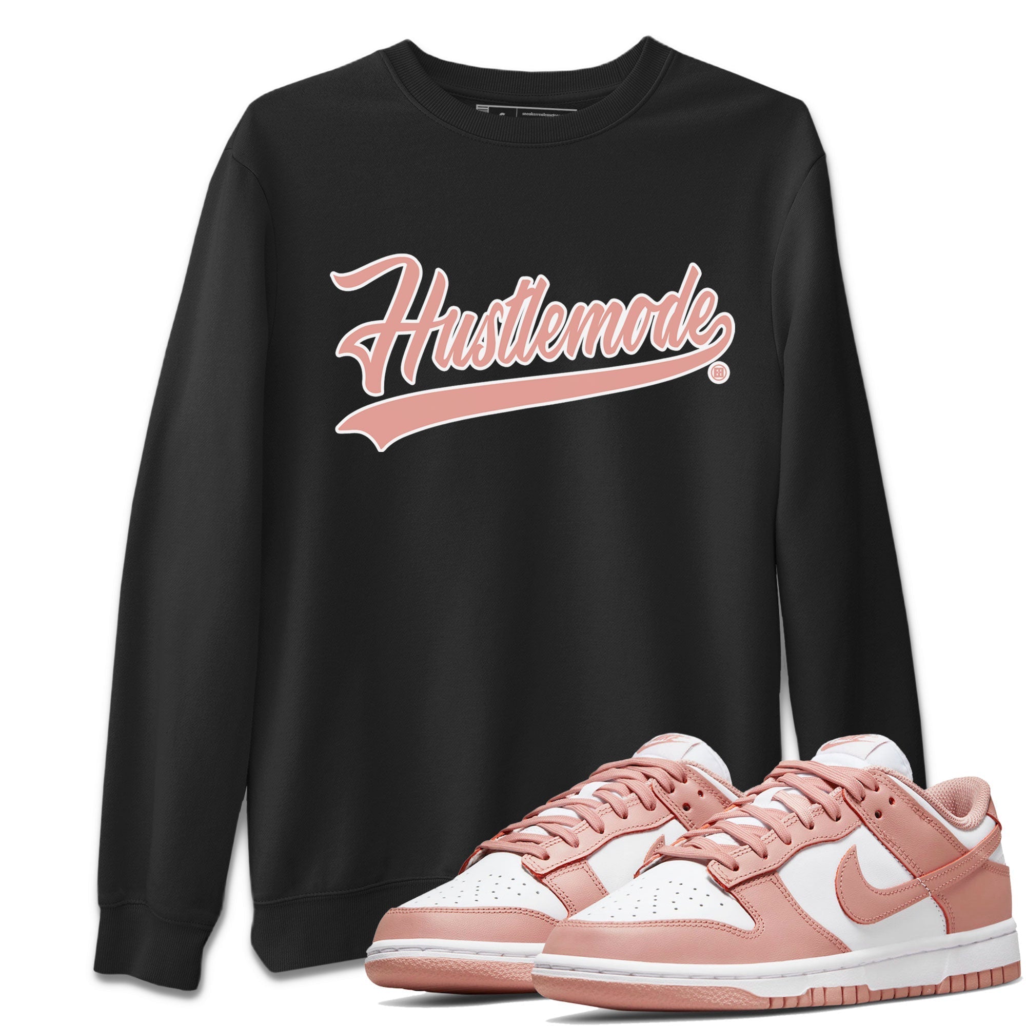 Hustle Mode snkmatch Tee - Dunk Rose Whisper