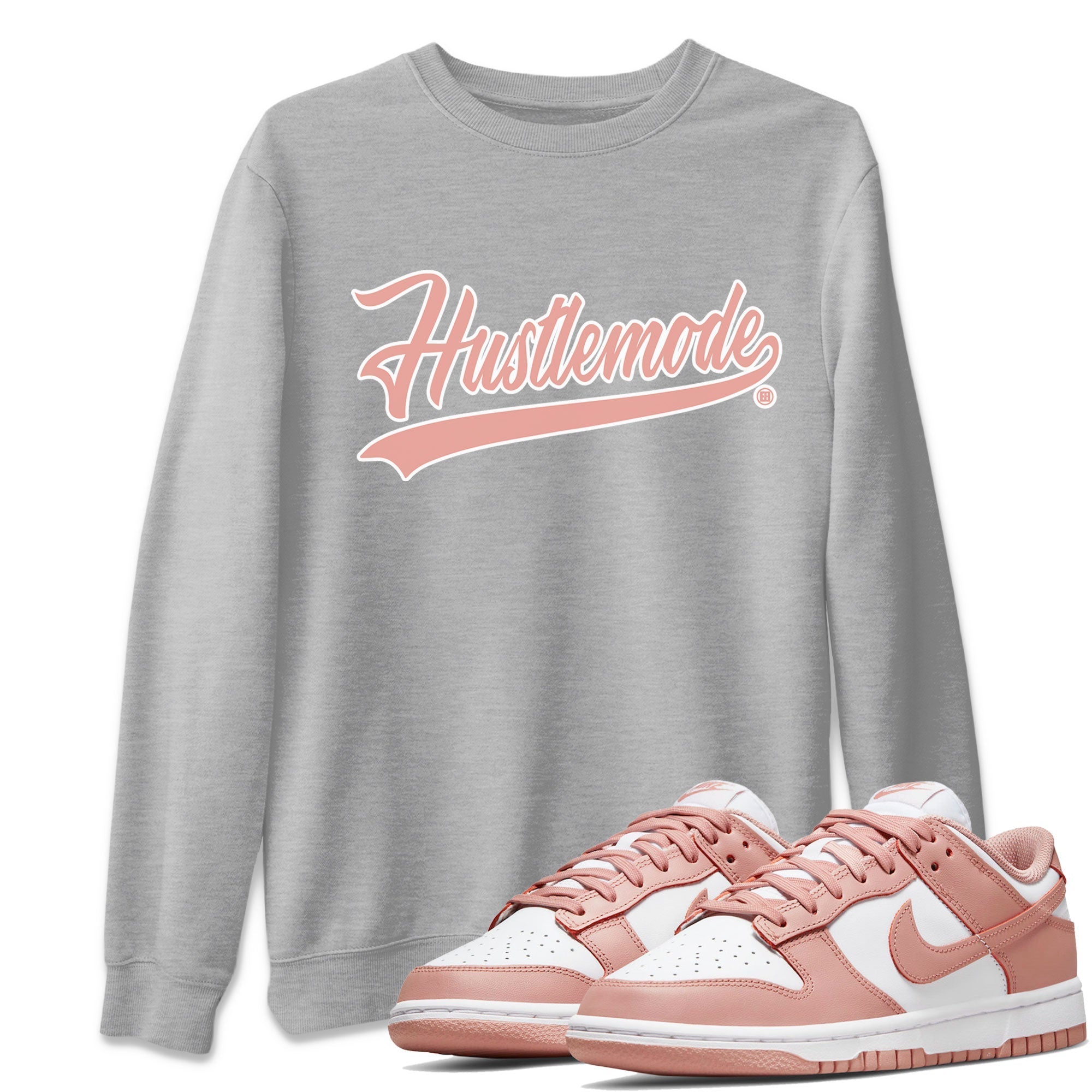 Hustle Mode snkmatch Tee - Dunk Rose Whisper