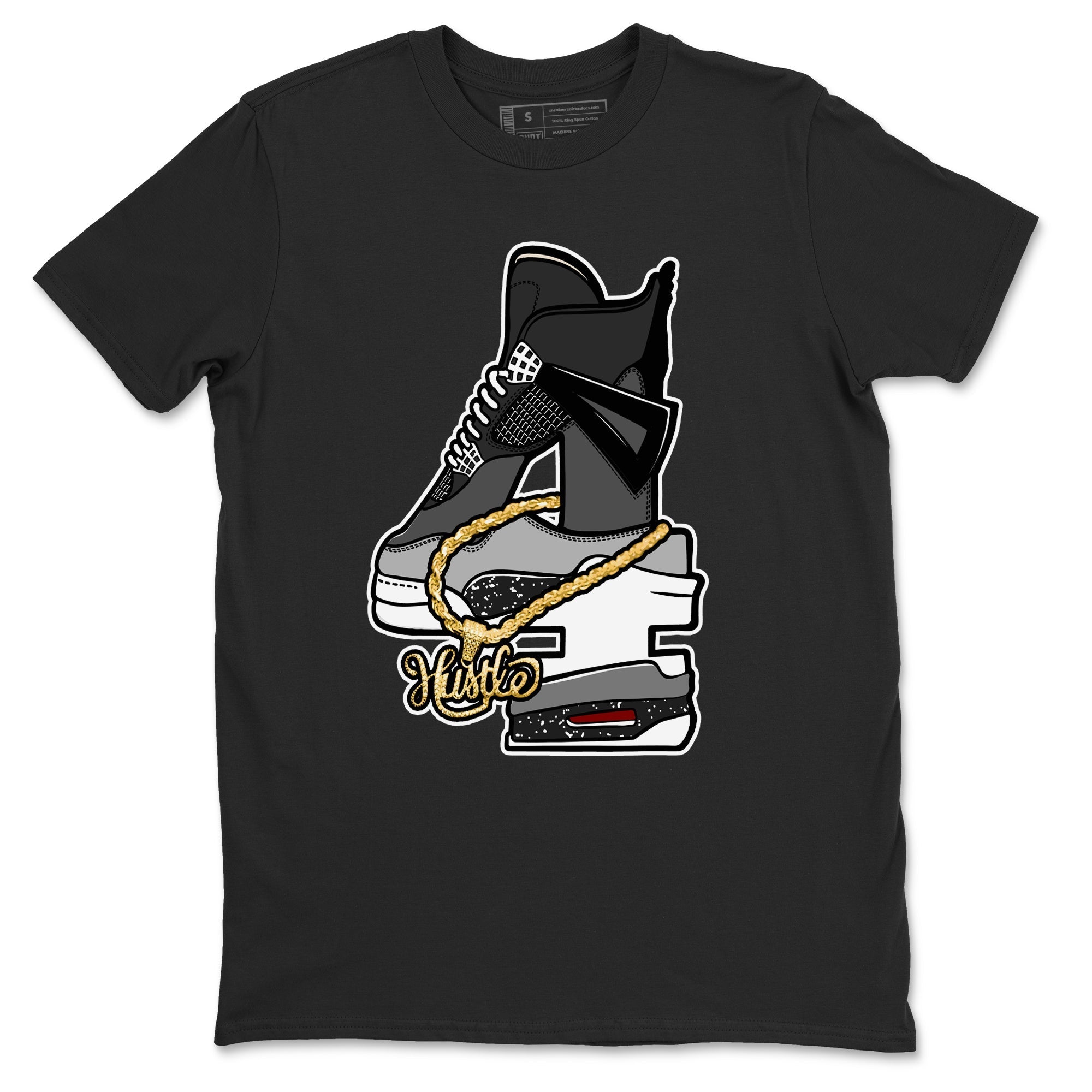 Hustle Number 4 snkmatch Tees - Air Jordan 4 Fear