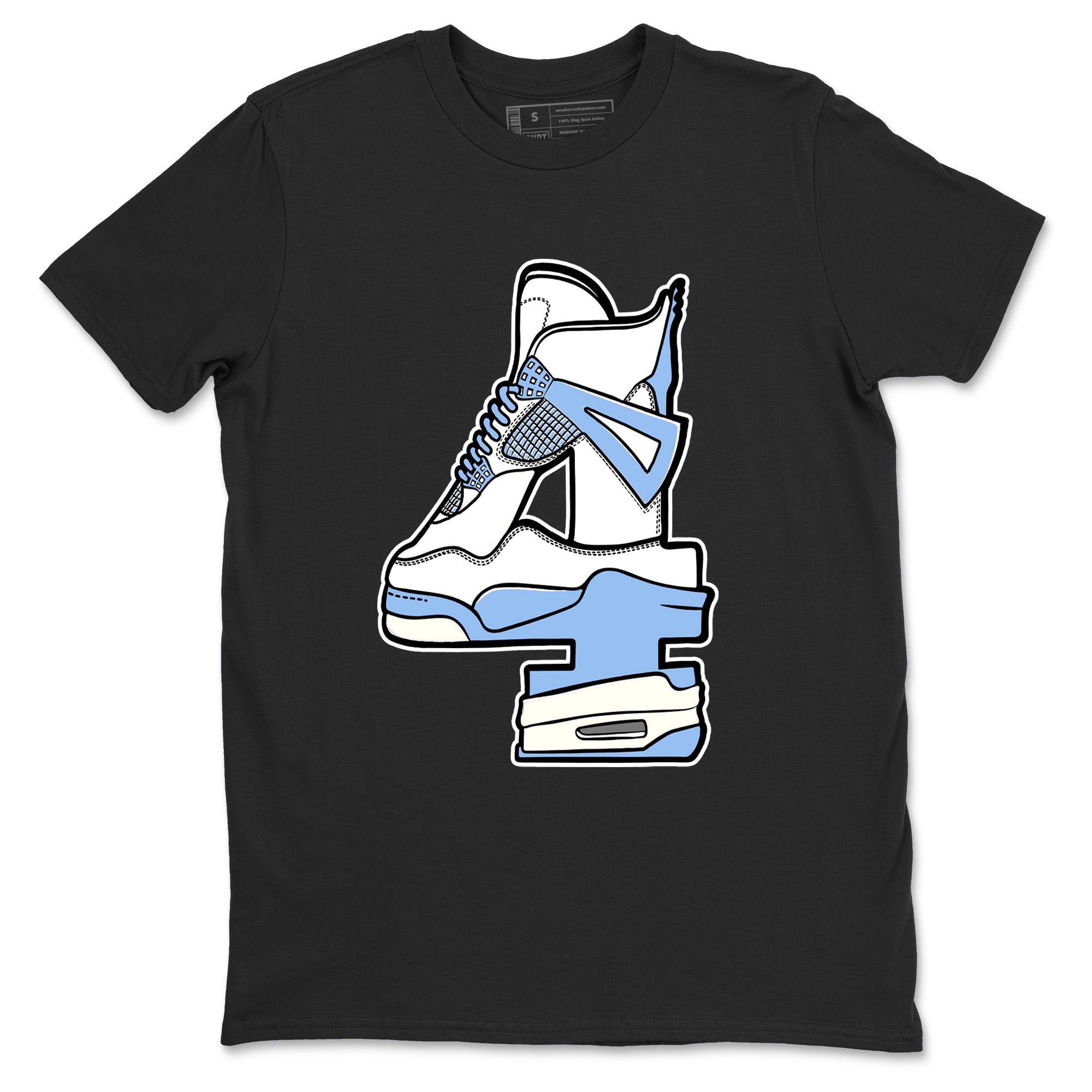 Hustle Number 4 snkmatch Tees - Air Jordan 4 Forget Me Not