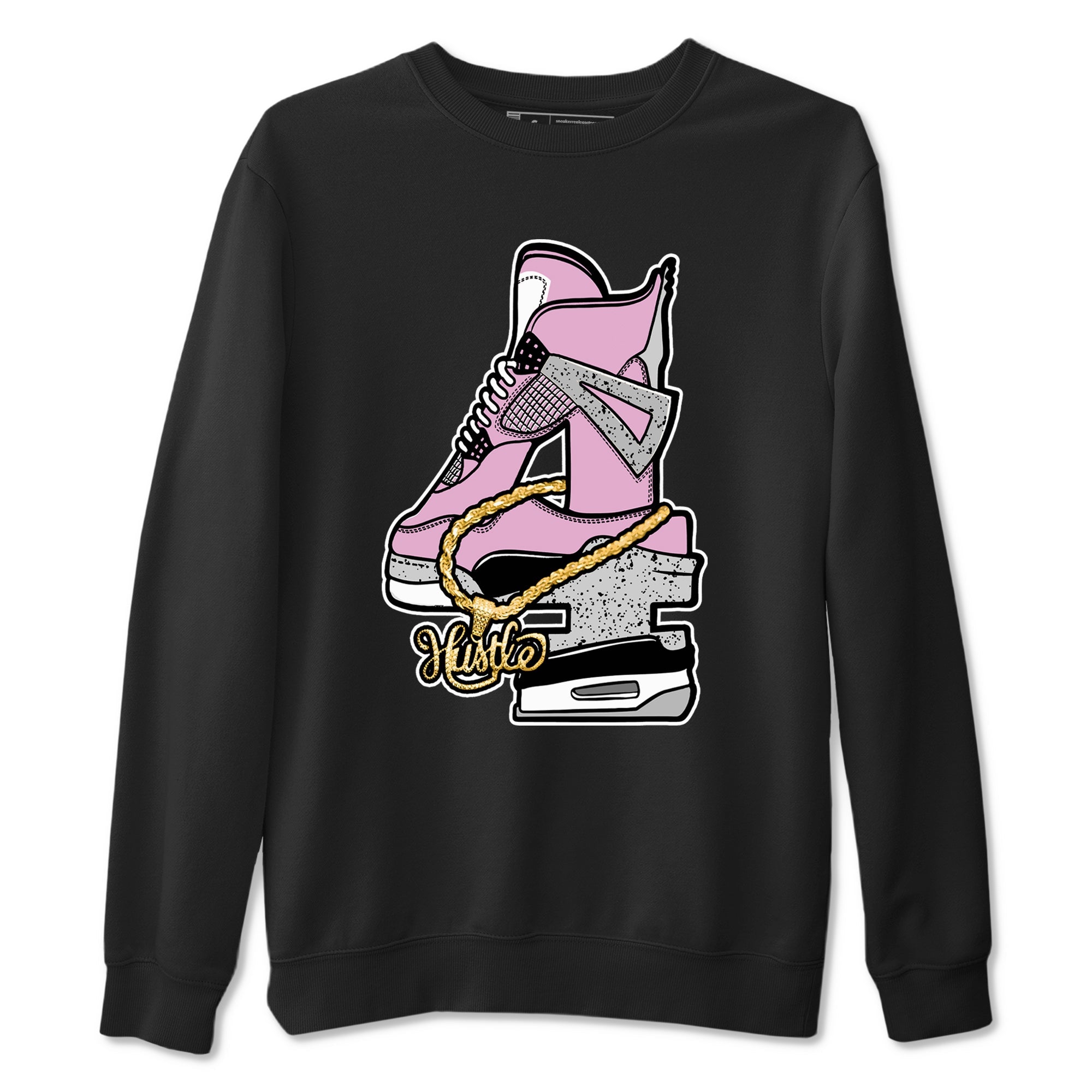 Hustle Number 4 snkmatch Tees - Air Jordan 4 Orchid