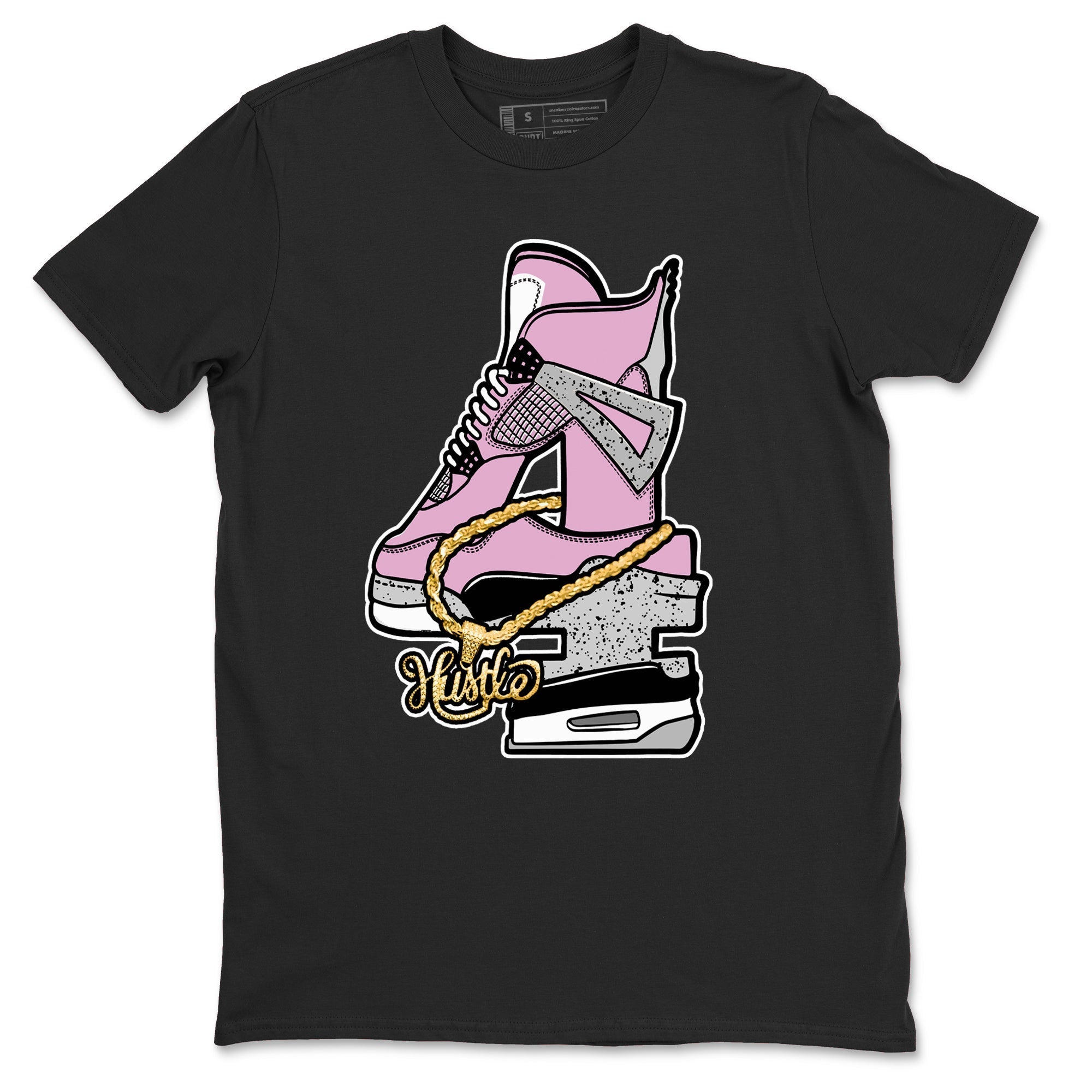 Hustle Number 4 snkmatch Tees - Air Jordan 4 Orchid