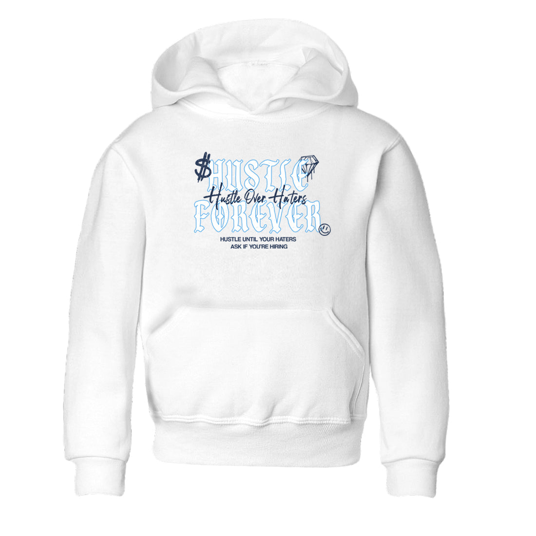 Hustle Over Haters snkmatch Tees Kids - Air Jordan 1 Obsidian