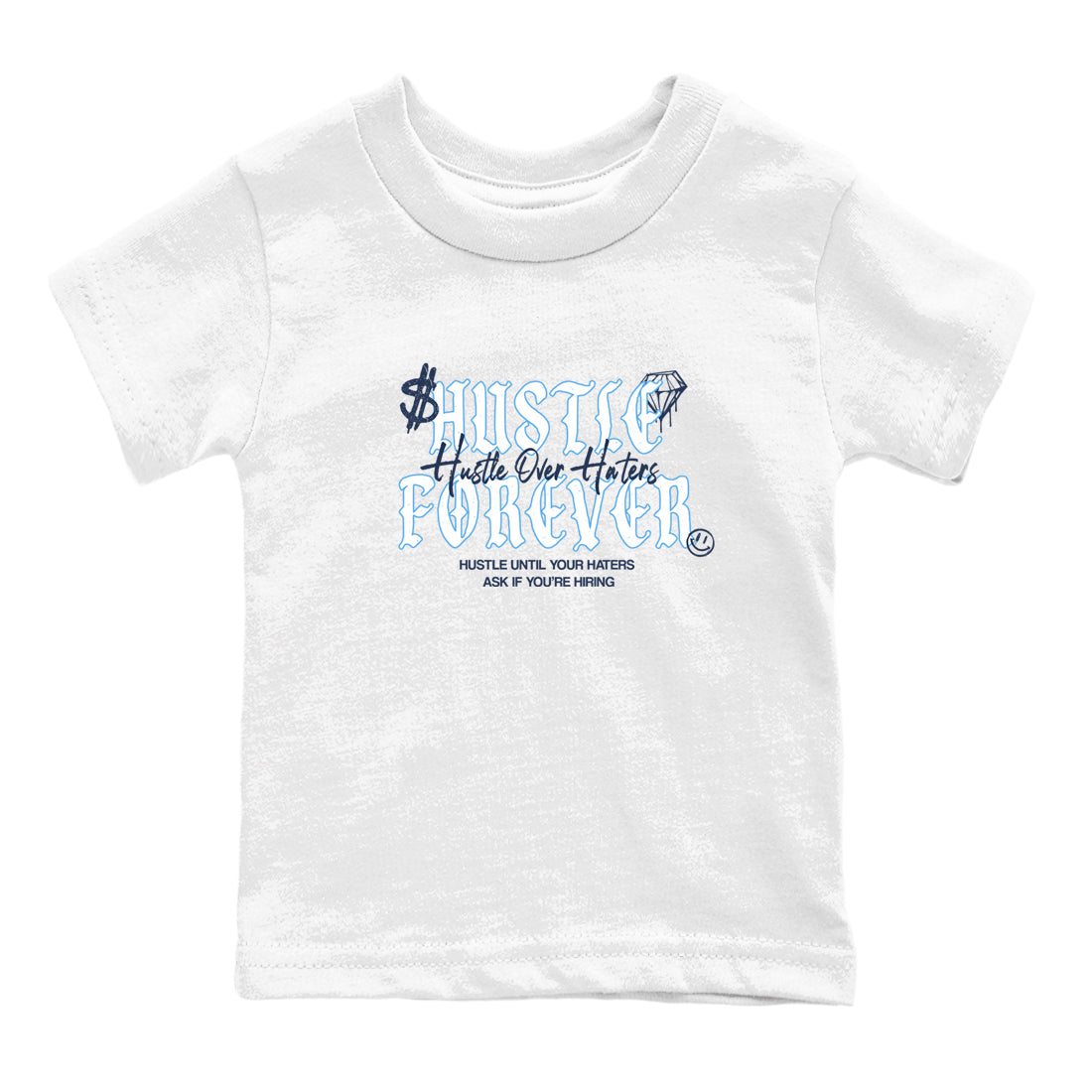 Hustle Over Haters snkmatch Tees Kids - Air Jordan 1 Obsidian