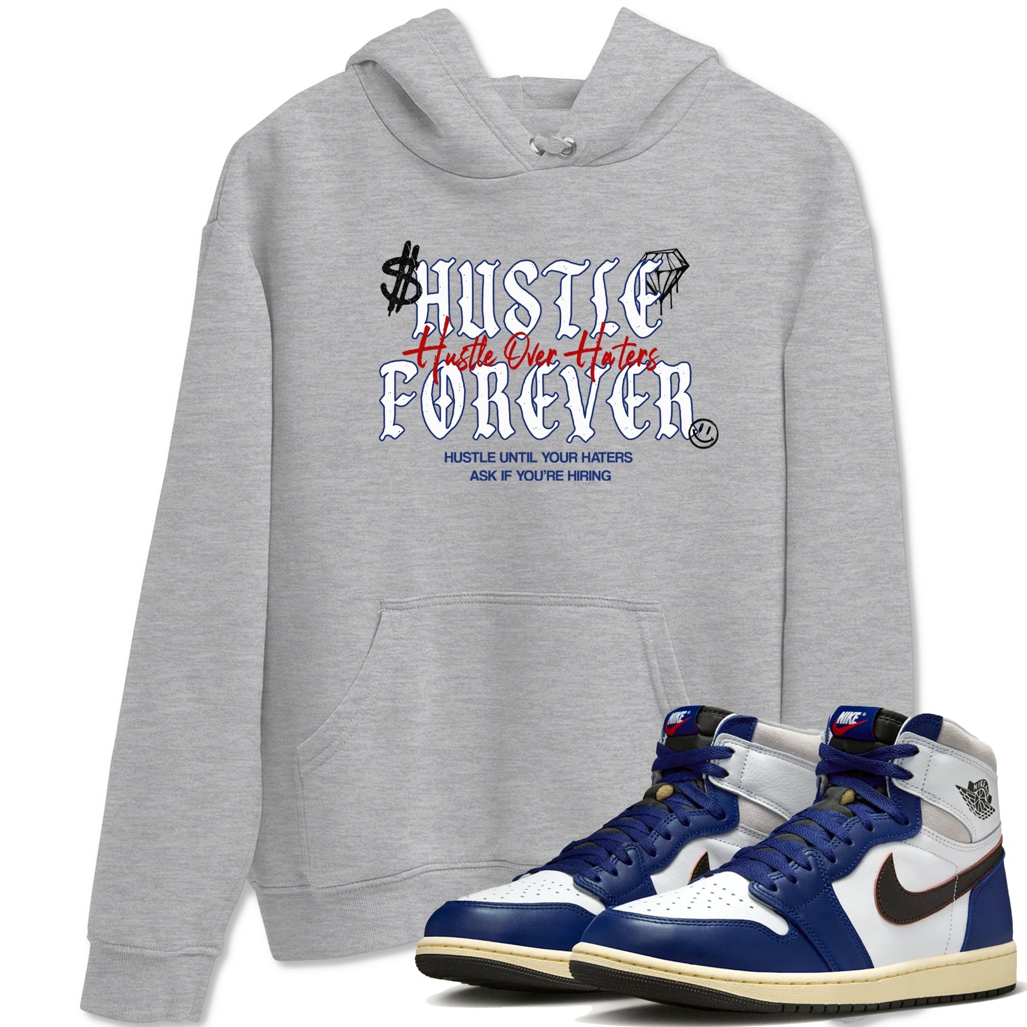 Hustle Over Haters snkmatch Tees - Air Jordan 1 Rare Air