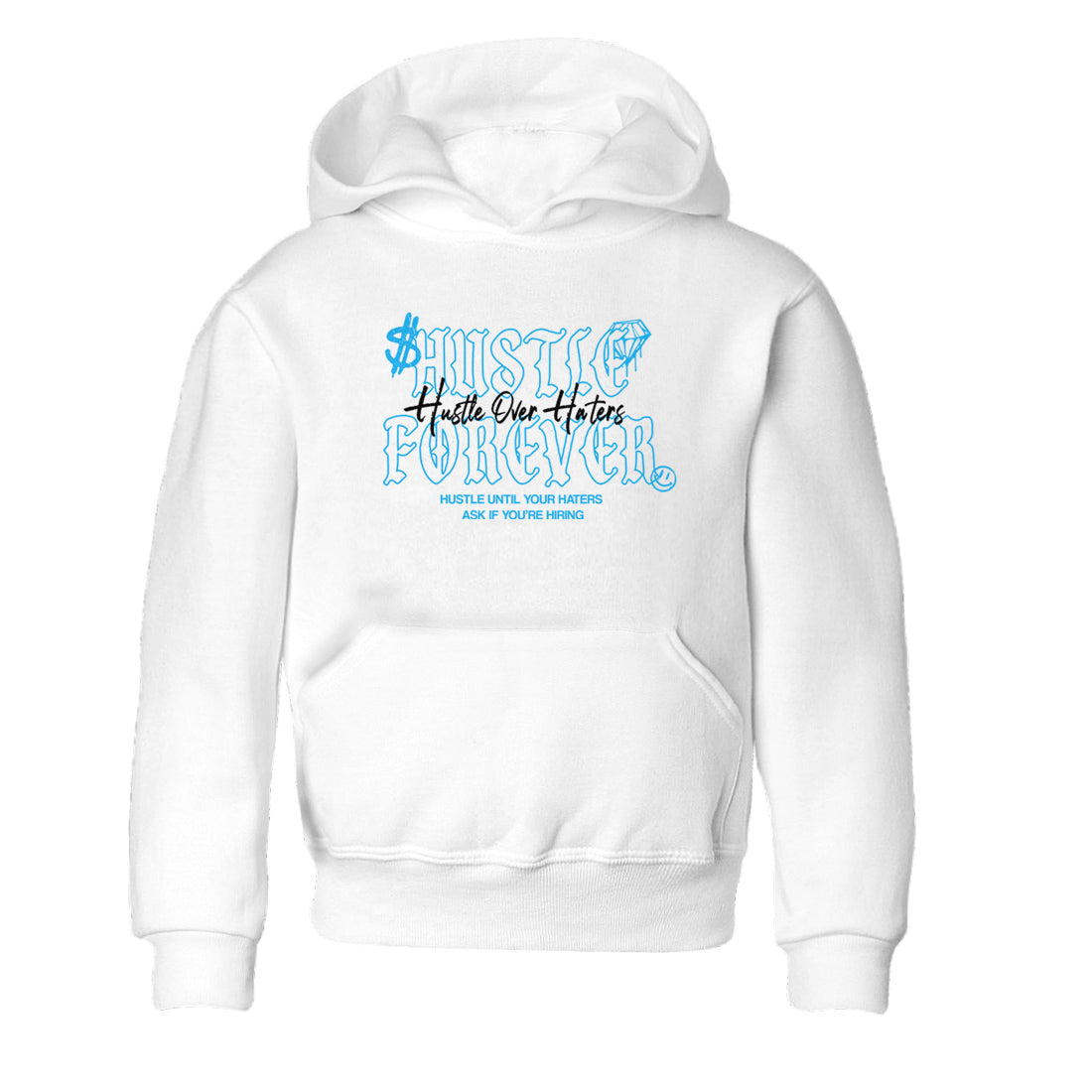 Hustle Over Haters snkmatch Tees Kids - Air Jordan 1 UNC Reimagined