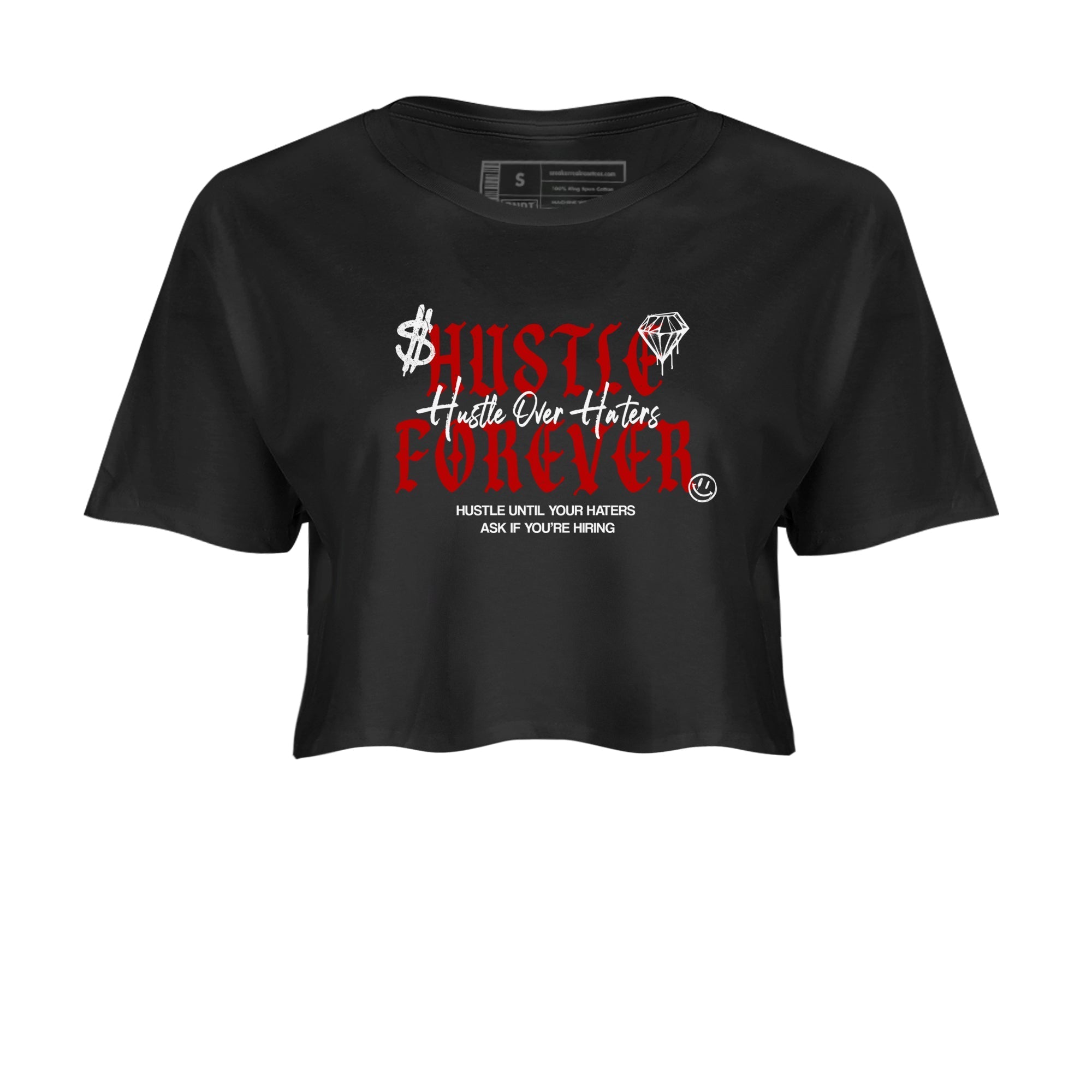 Hustle Over Haters snkmatch Women's Top - Air Jordan 11 Bred