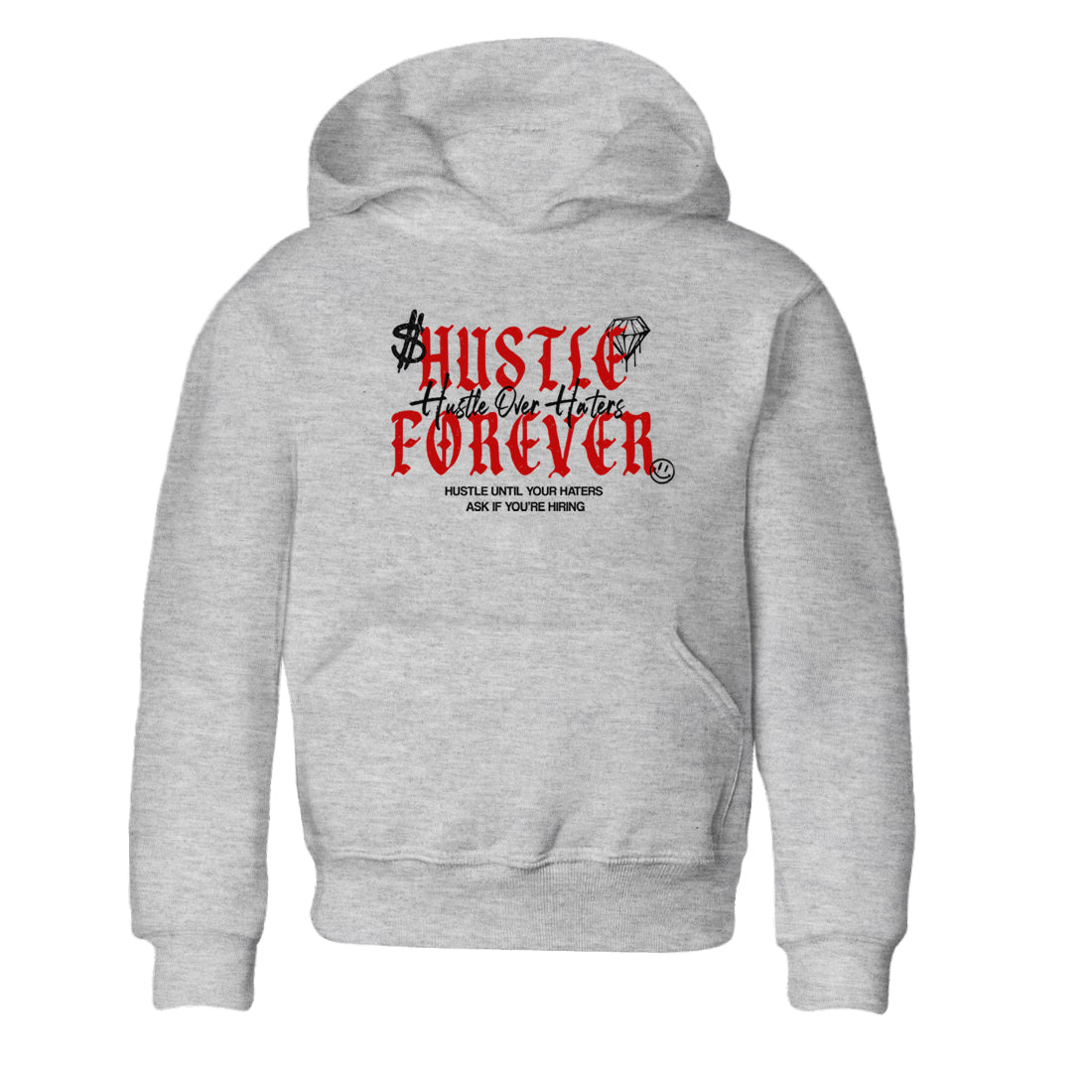 Hustle Over Haters snkmatch Tees Kids - Air Jordan 11 Bred