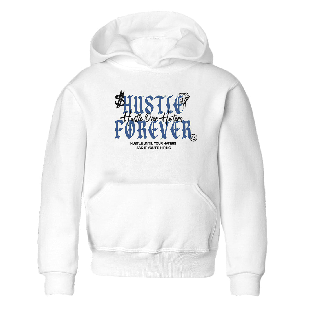Hustle Over Haters snkmatch Tees Kids - Air Jordan 3 A Ma Maniere x Diffused Blue