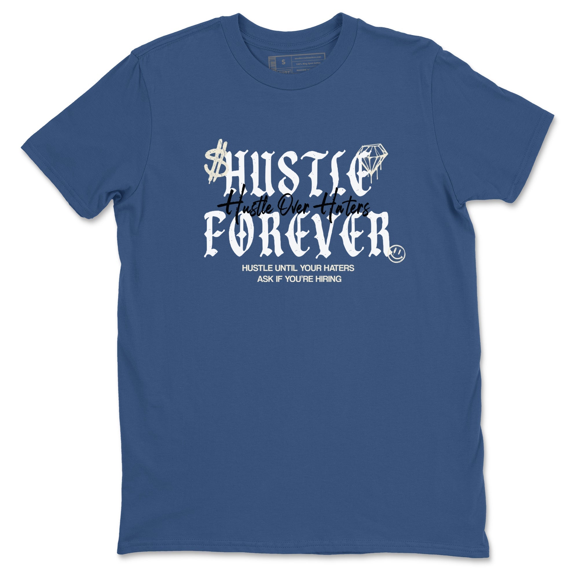 Hustle Over Haters snkmatch Tees - Air Jordan 3 A Ma Maniere x Diffused Blue