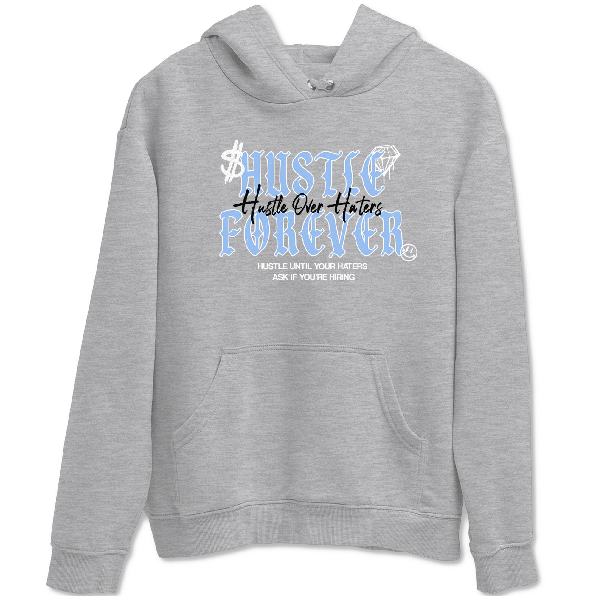 Hustle Over Haters snkmatch Tees - Air Jordan 4 Forget Me Not