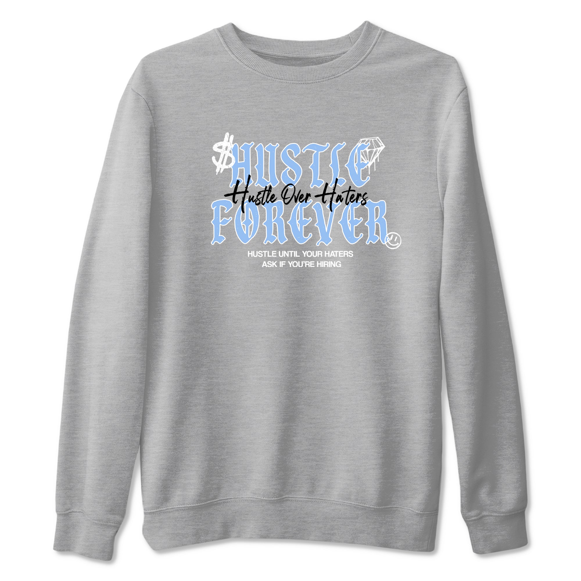 Hustle Over Haters snkmatch Tees - Air Jordan 4 Forget Me Not