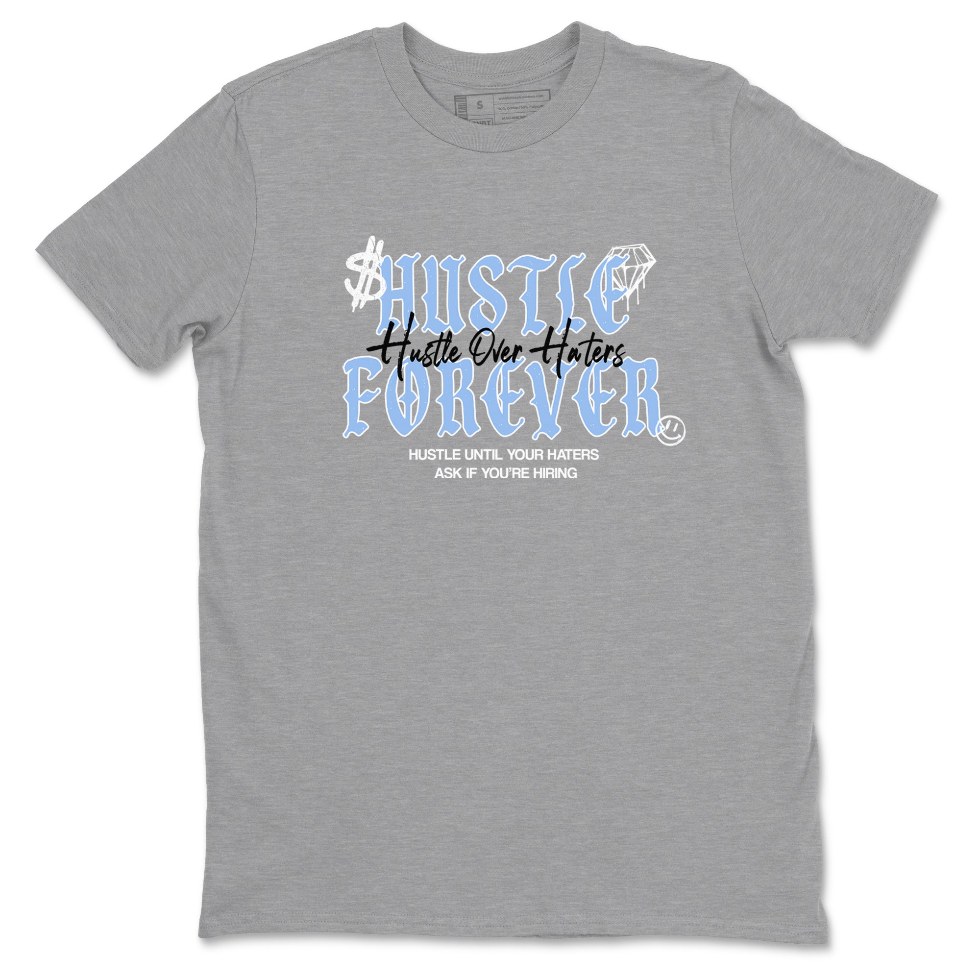 Hustle Over Haters snkmatch Tees - Air Jordan 4 Forget Me Not