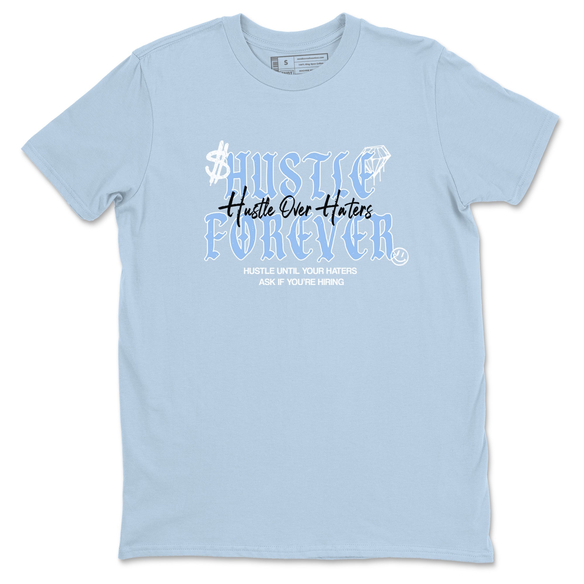 Hustle Over Haters snkmatch Tees - Air Jordan 4 Forget Me Not