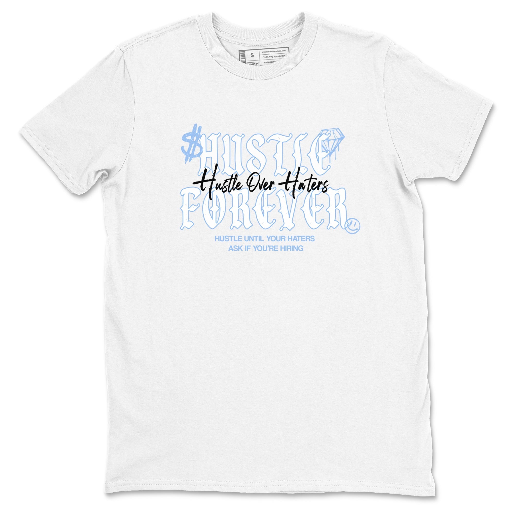 Hustle Over Haters snkmatch Tees - Air Jordan 4 Forget Me Not