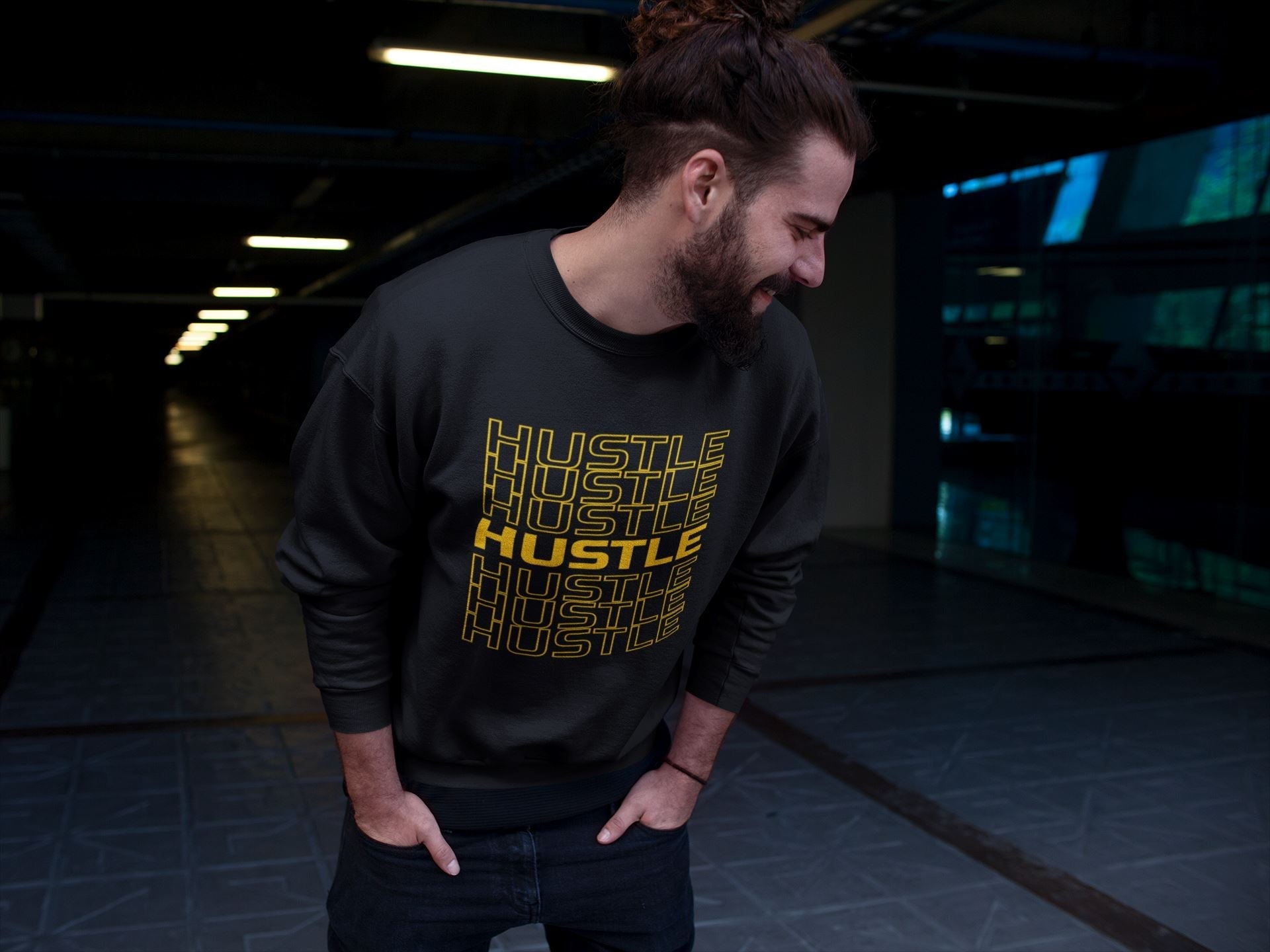 Hustle Typo Unisex Tops - Air Jordan 13 Del Sol