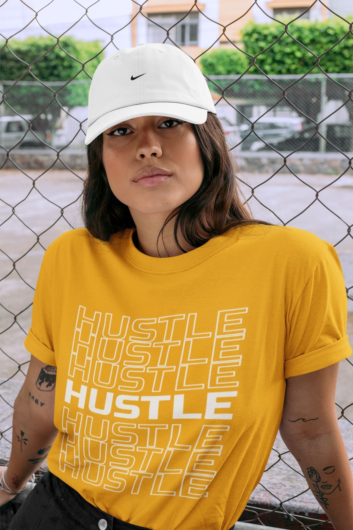 Hustle Typo Unisex Tops - Air Jordan 13 Del Sol