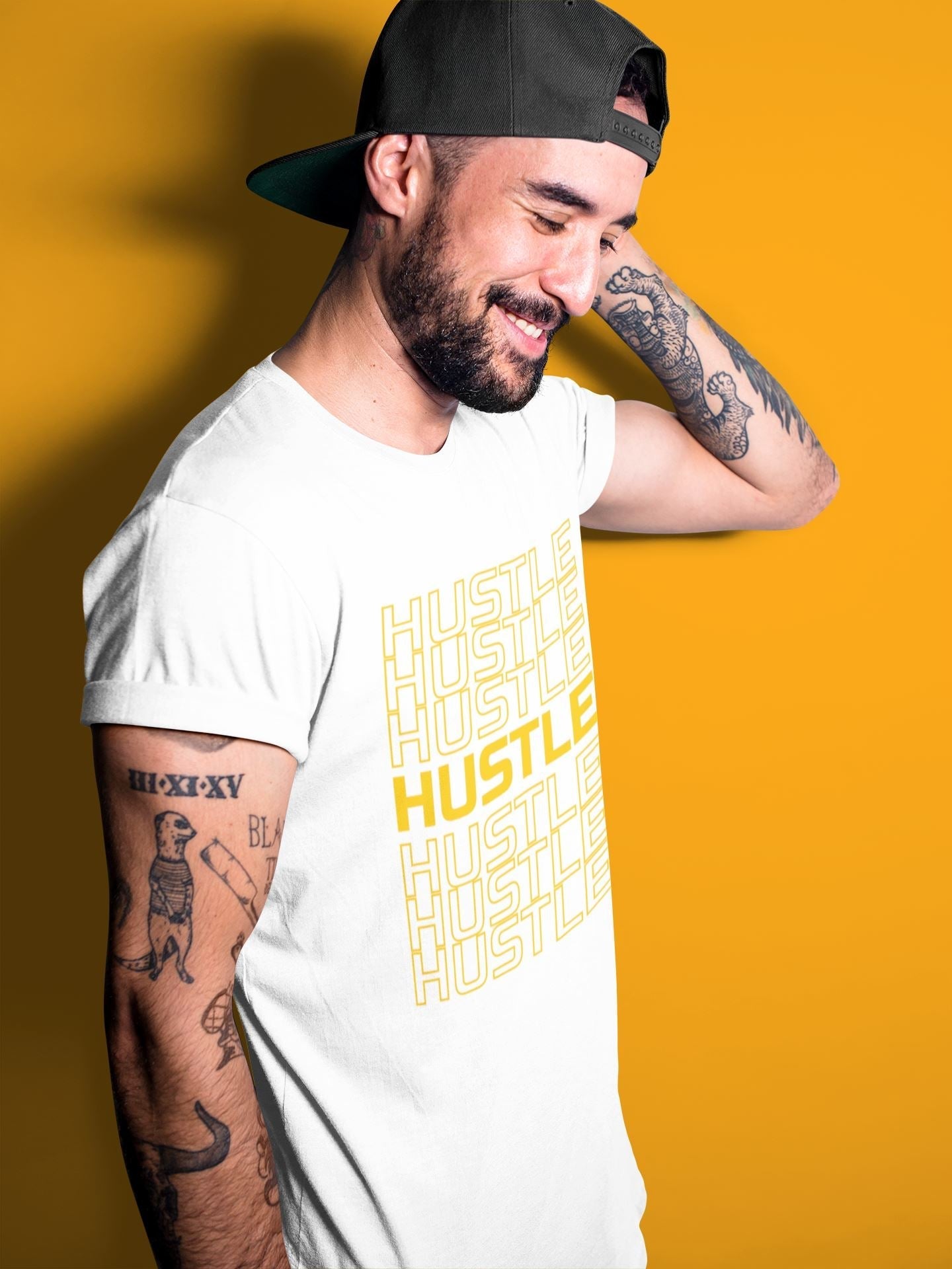 Hustle Typo Unisex Tops - Air Jordan 13 Del Sol