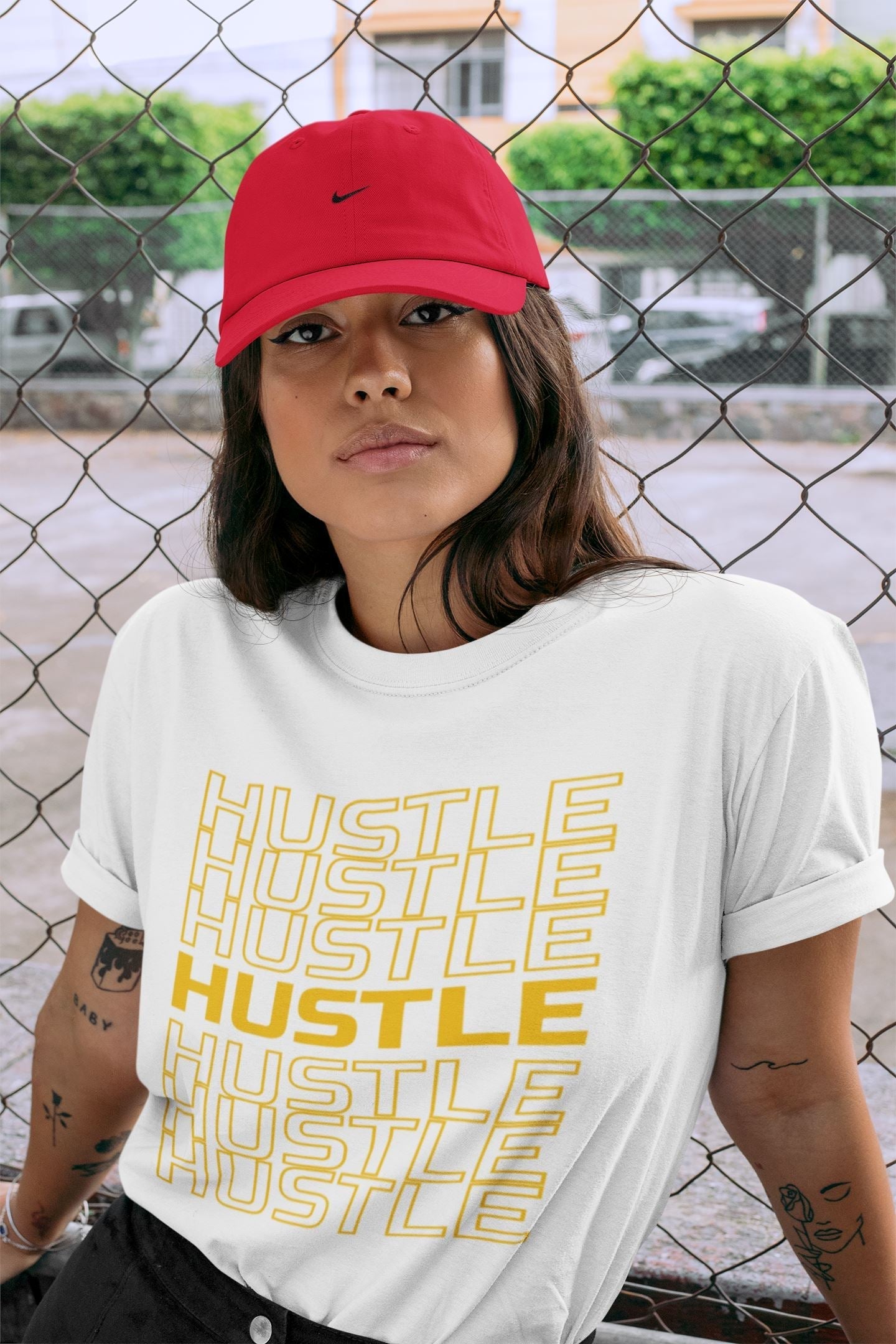 Hustle Typo Unisex Tops - Air Jordan 13 Del Sol
