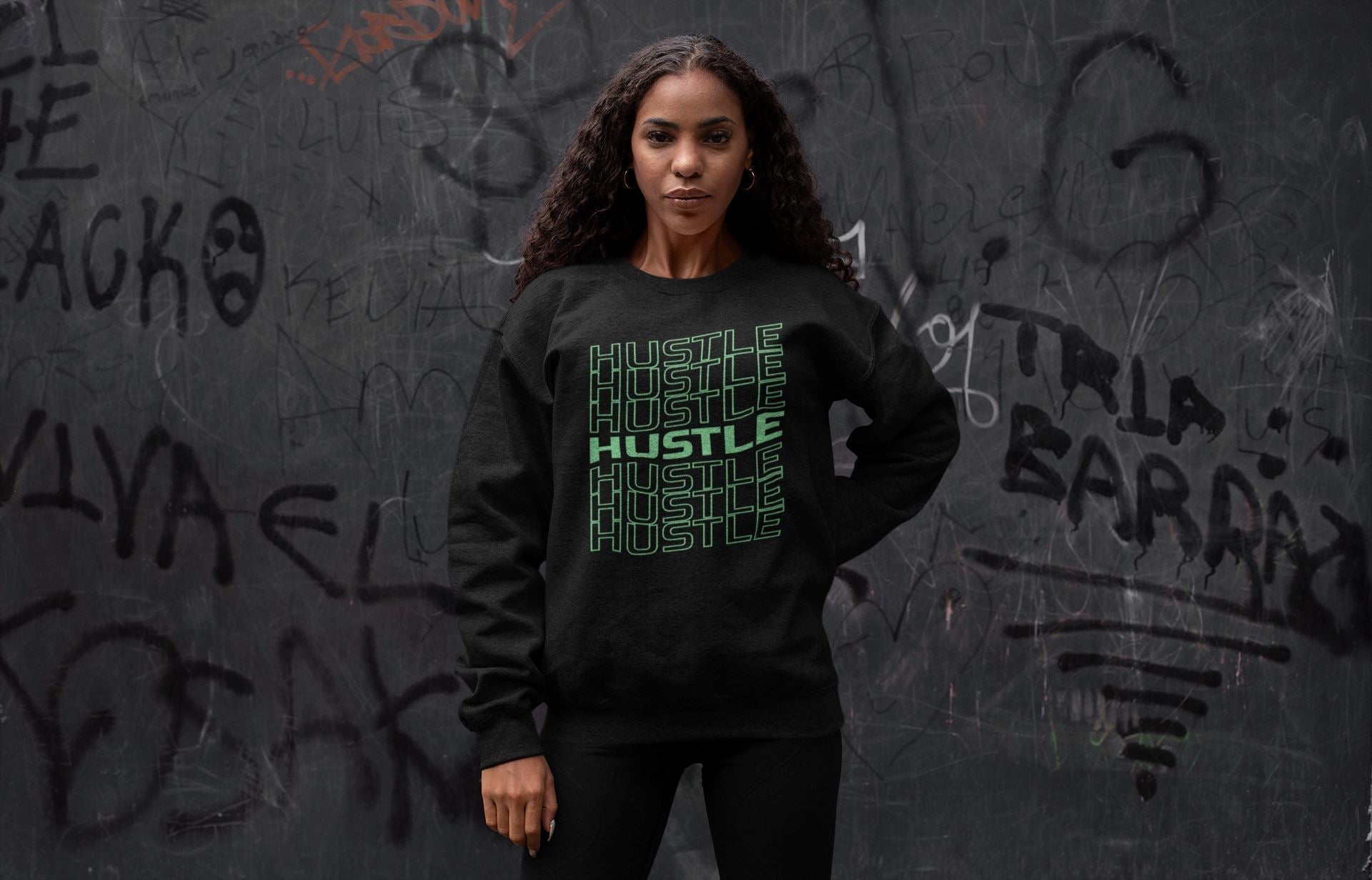 Hustle Typo Unisex Tops - Air Jordan 6 Mint Foam