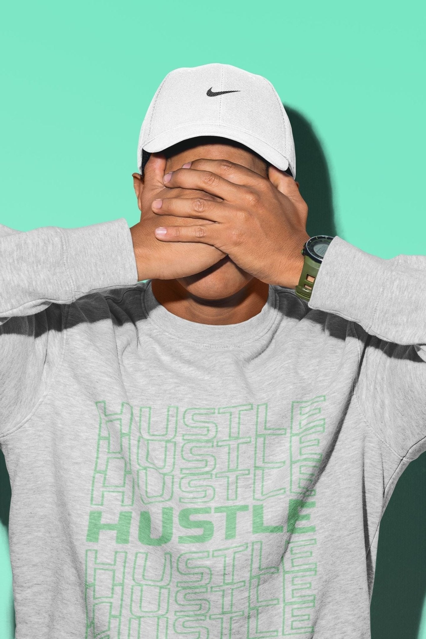 Hustle Typo Unisex Tops - Air Jordan 6 Mint Foam