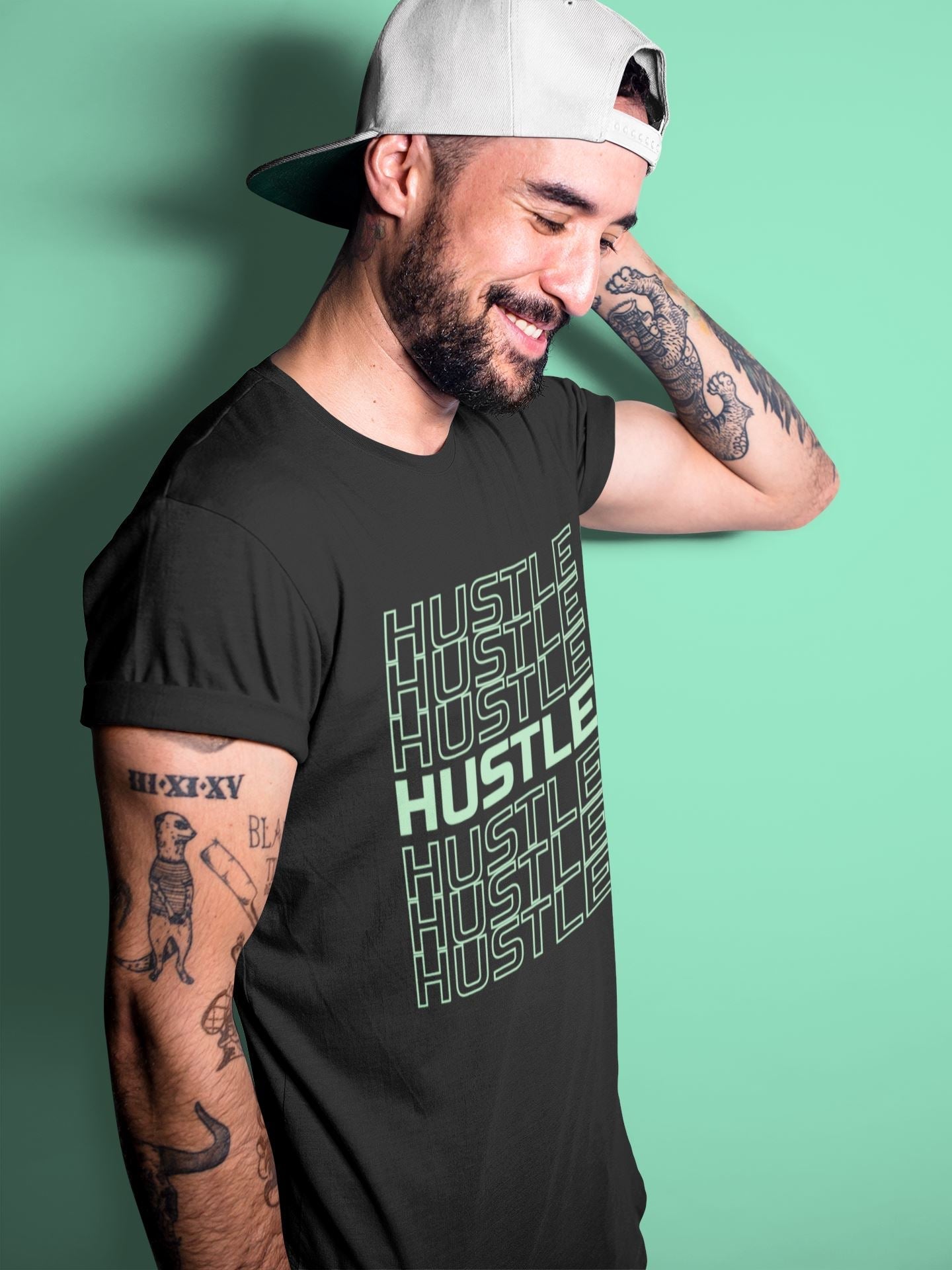 Hustle Typo Unisex Tops - Air Jordan 6 Mint Foam