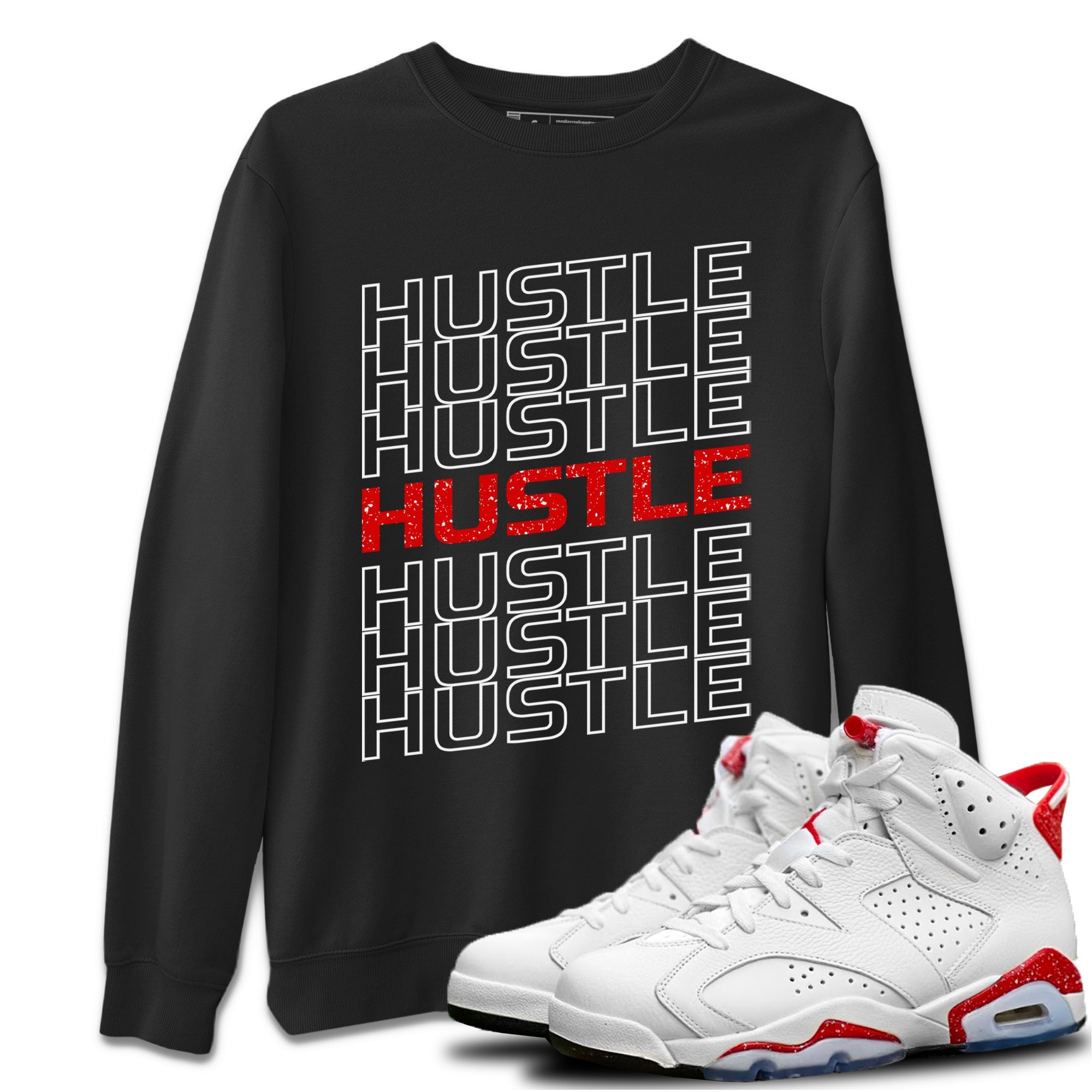 Hustle Typo Unisex Tops - Air Jordan 6 Red Velvet Cookies