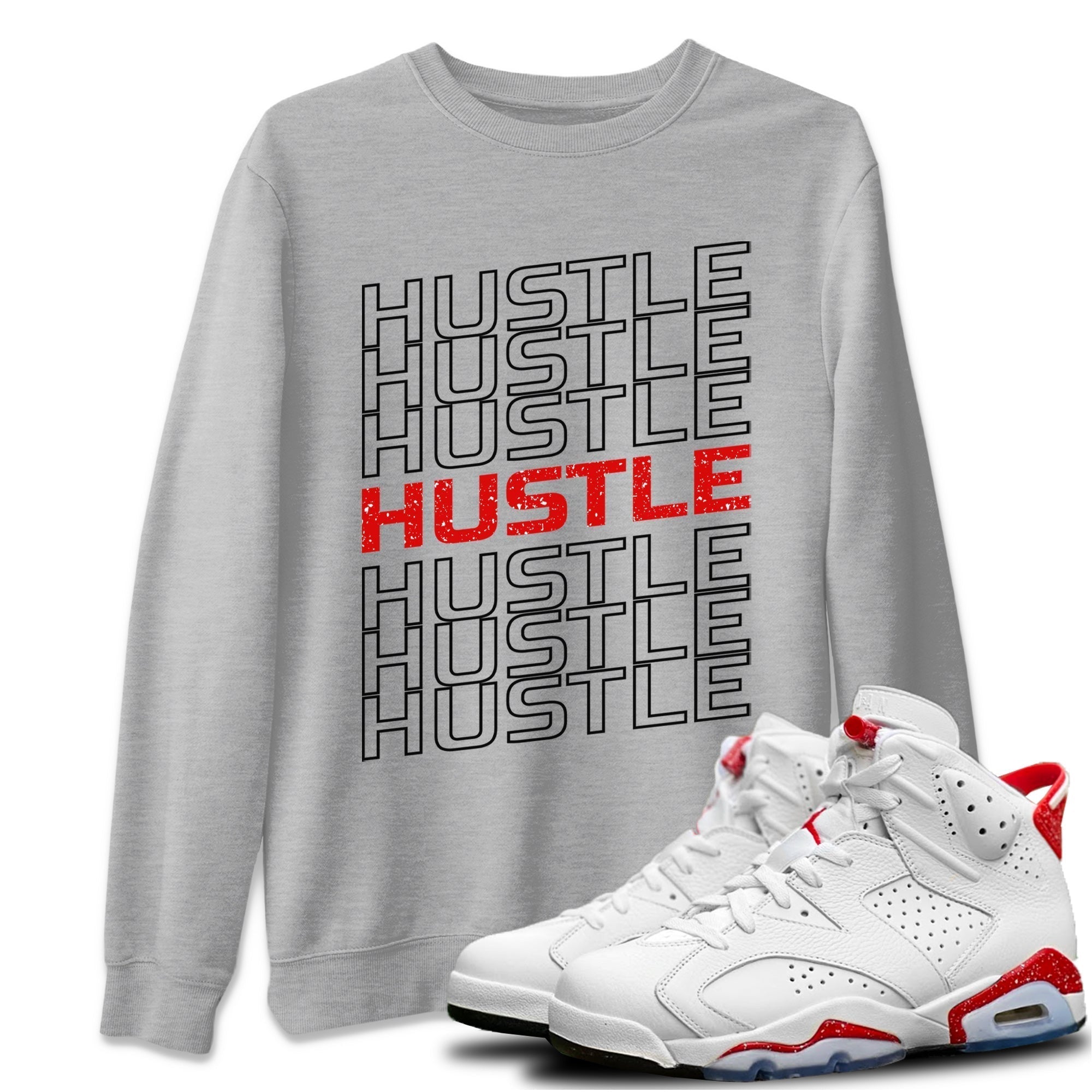 Hustle Typo Unisex Tops - Air Jordan 6 Red Velvet Cookies