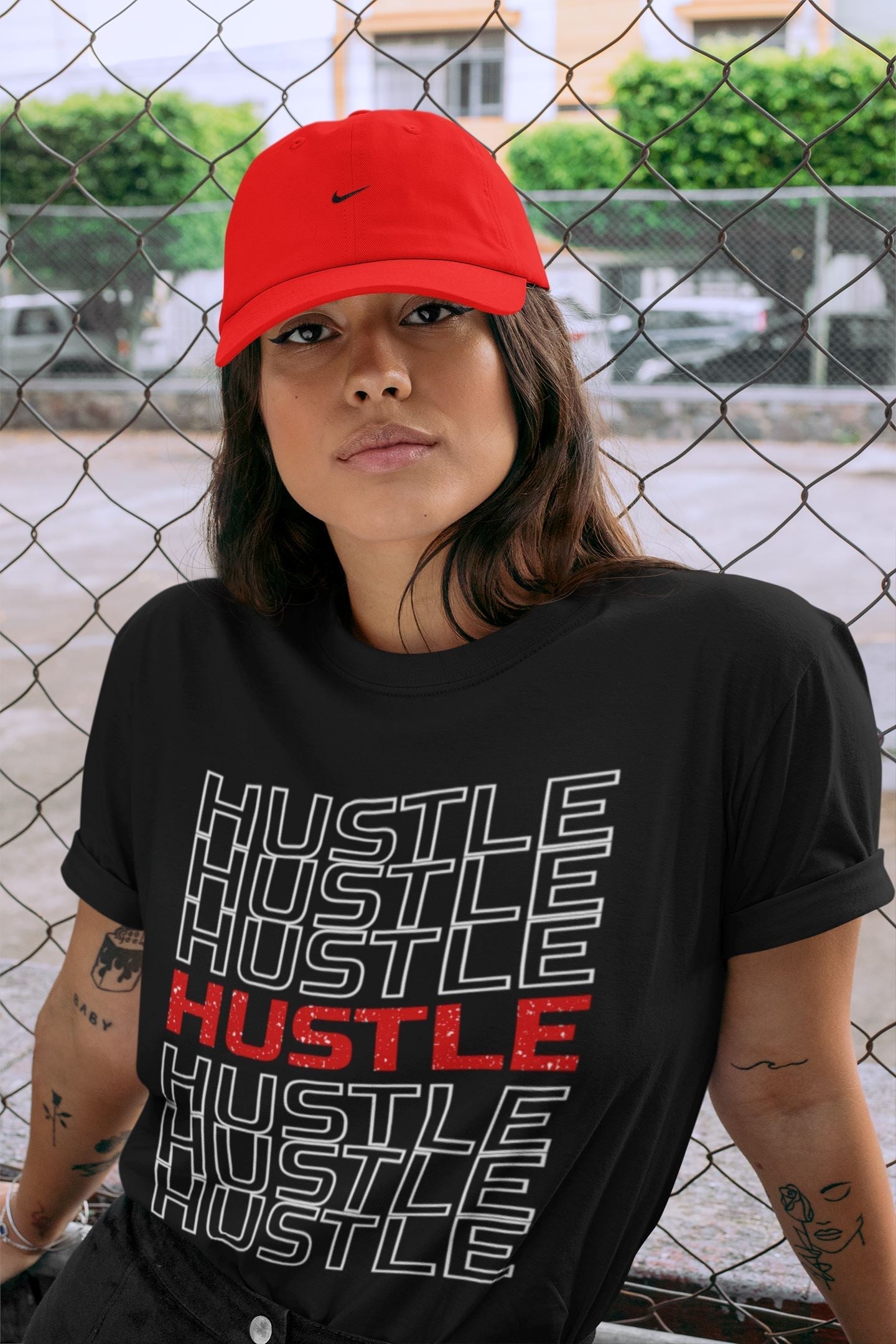 Hustle Typo Unisex Tops - Air Jordan 6 Red Velvet Cookies