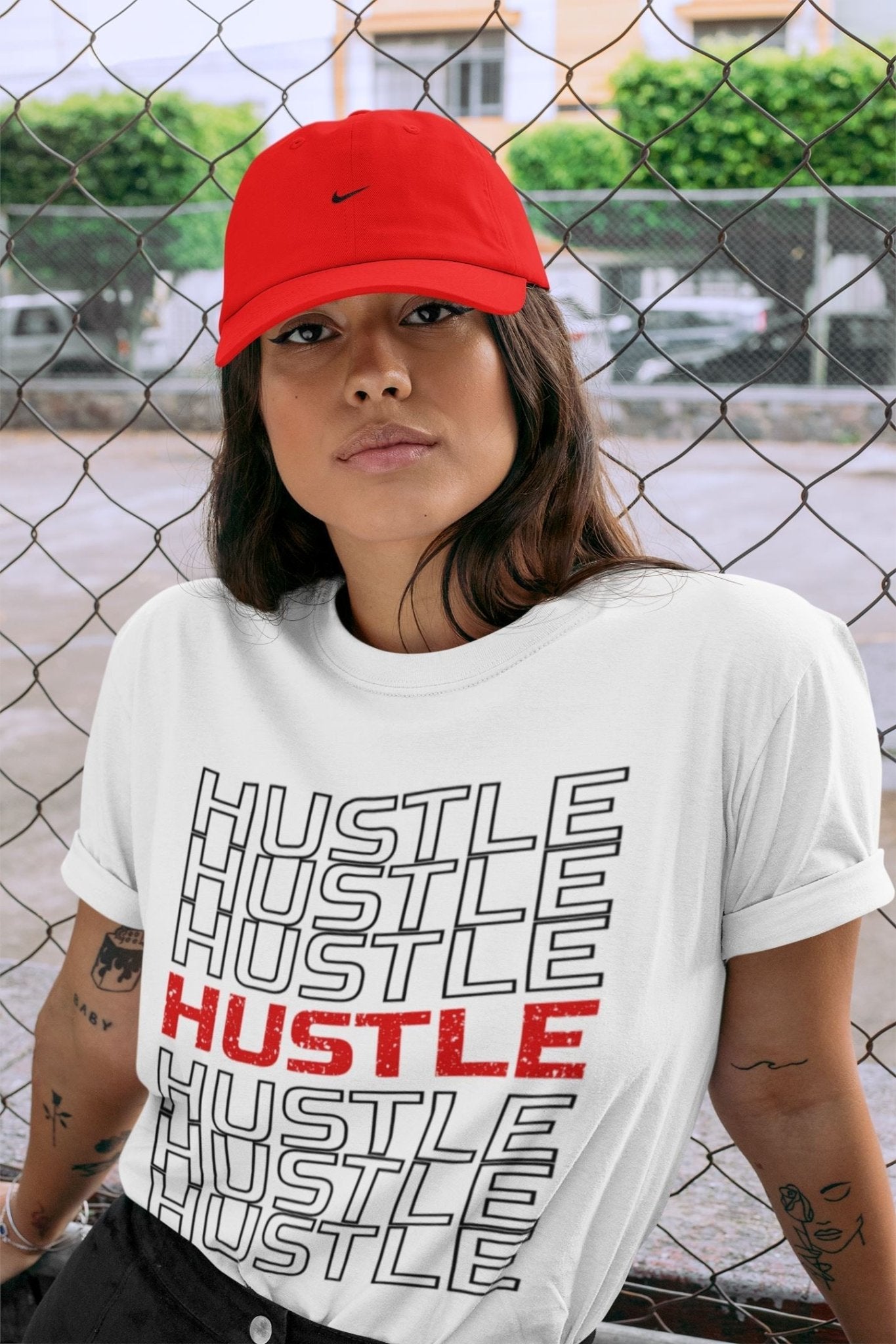 Hustle Typo Unisex Tops - Air Jordan 6 Red Velvet Cookies