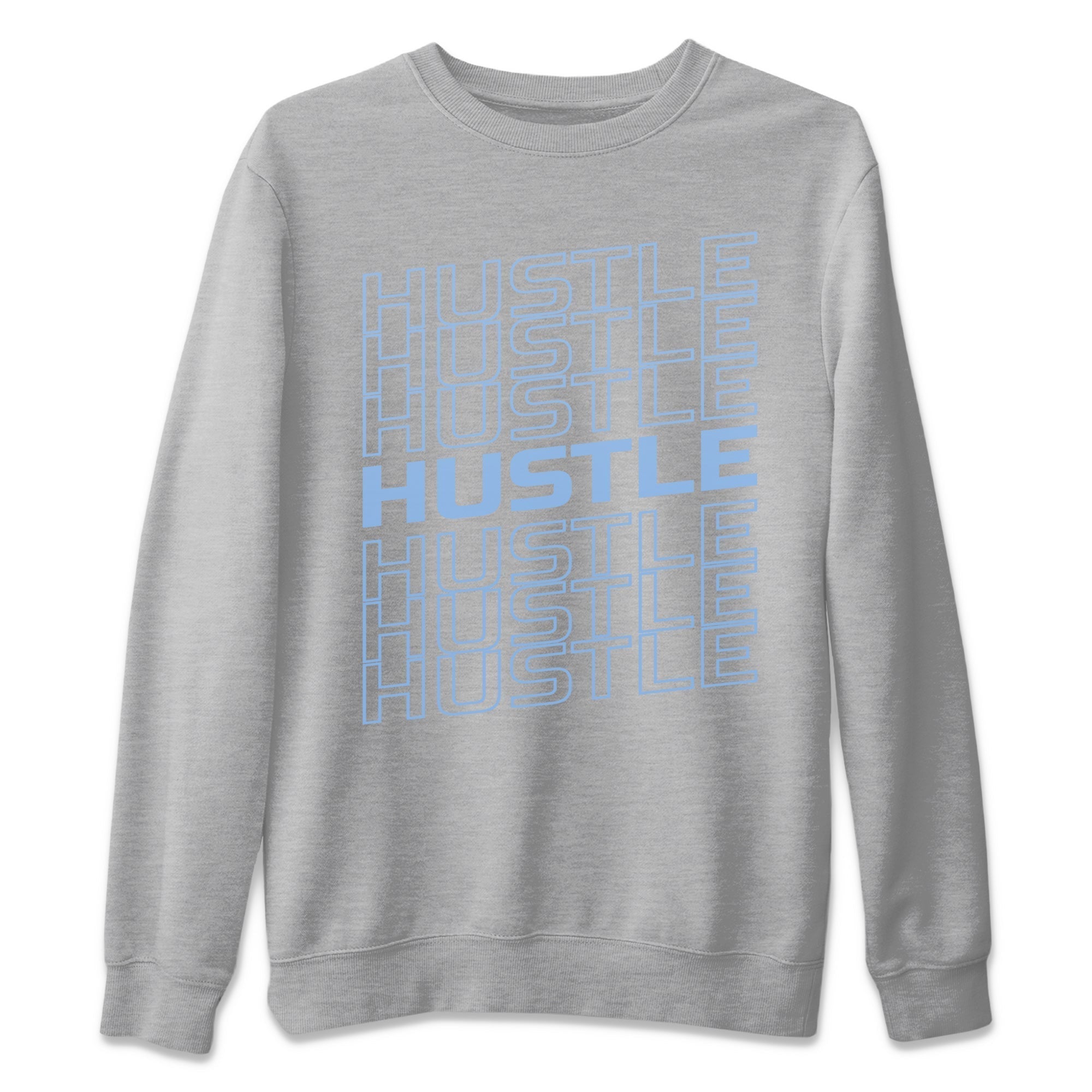 Hustle Typo Unisex Tops - Air Jordan 6 UNC