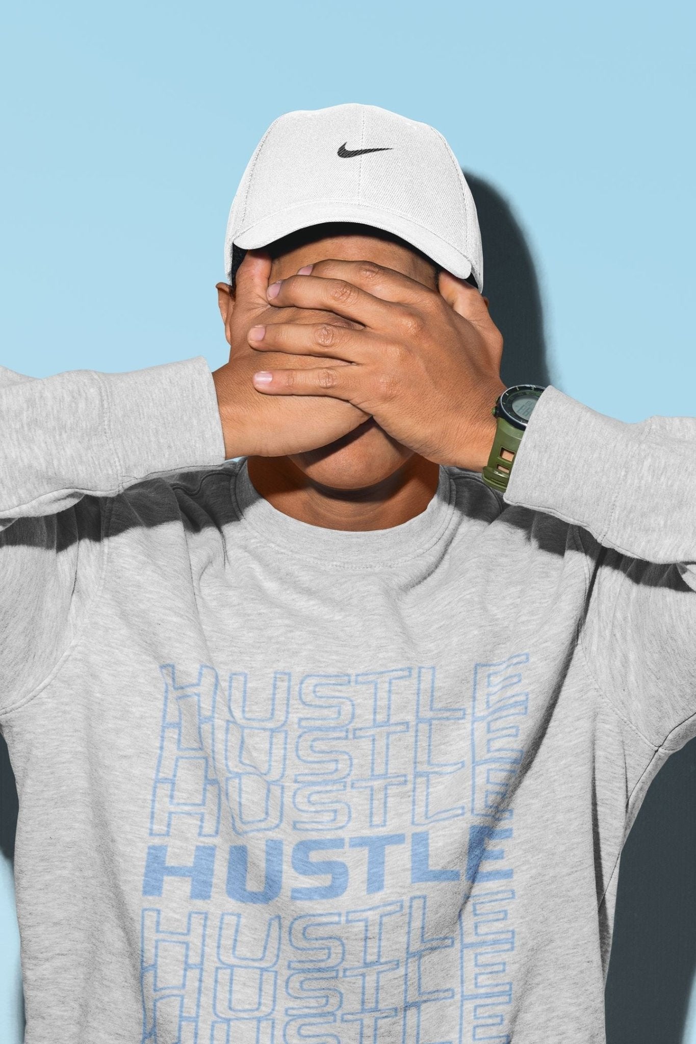 Hustle Typo Unisex Tops - Air Jordan 6 UNC
