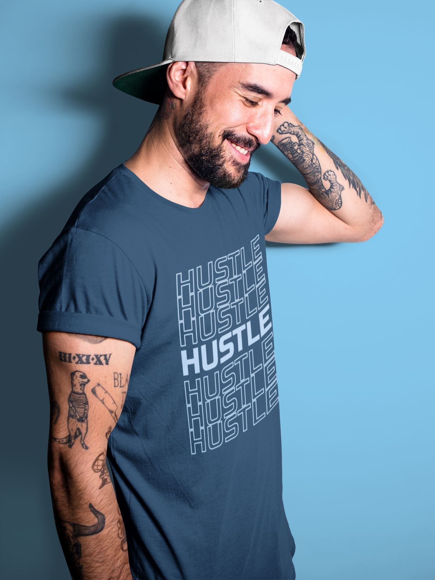 Hustle Typo Unisex Tops - Air Jordan 6 UNC