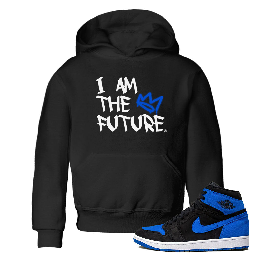 I Am The Future snkmatch Tee Kids - Air Jordan 1 Royal Reimagined