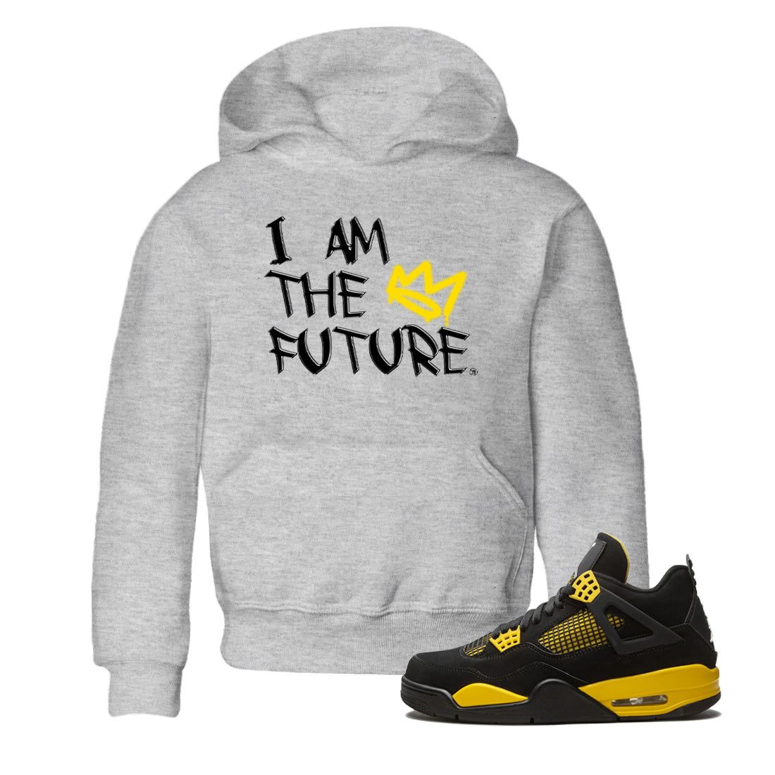 I Am The Future Kids Tops - Air Jordan 4 Thunder