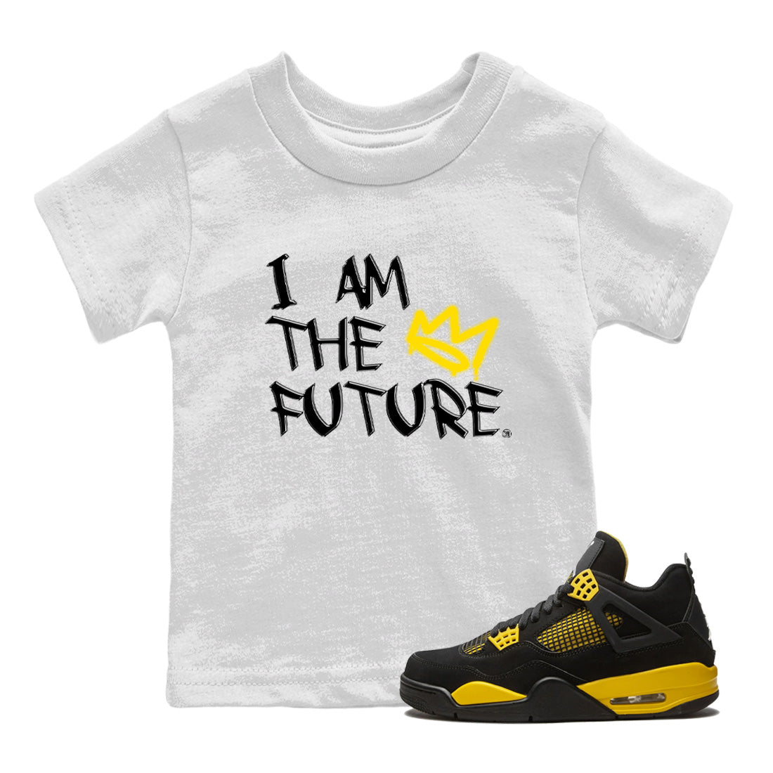 I Am The Future Kids Tops - Air Jordan 4 Thunder