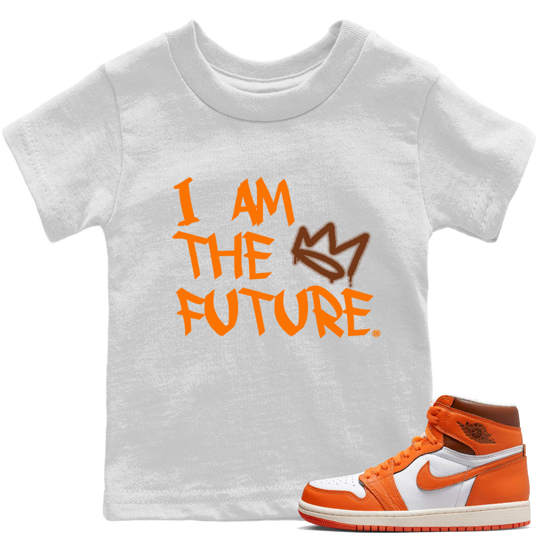 I Am The Future Kids Tops - Air Jordan 1 Starfish