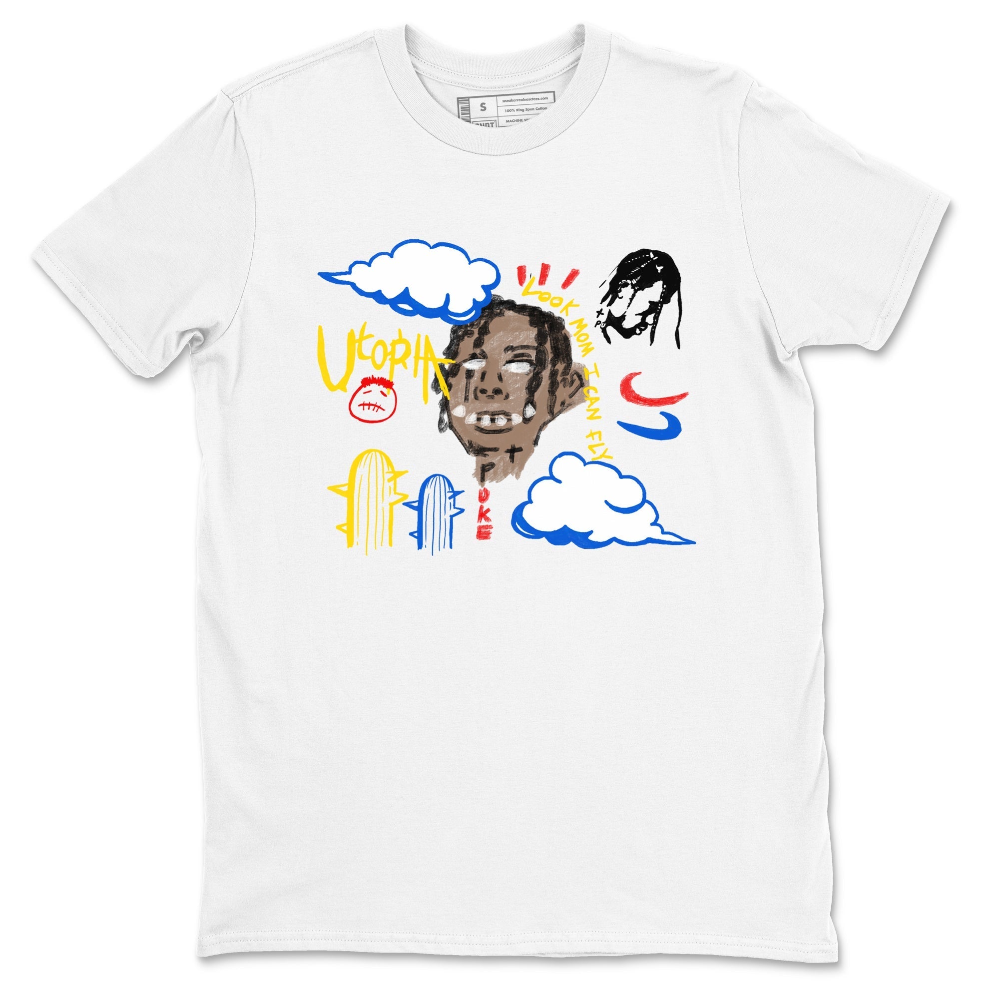 I Can Fly snkmatch Tees - Air Jordan 1 Travis Scott Canary