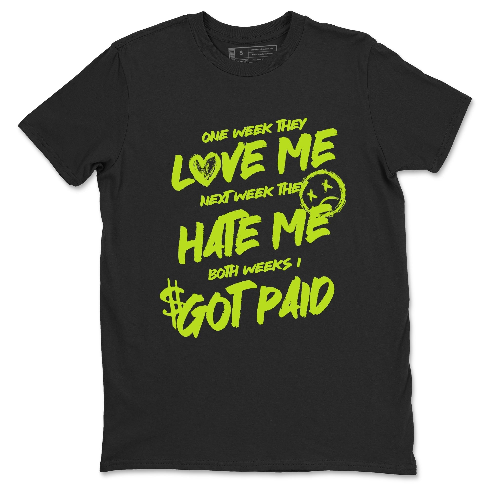 I Got Paid snkmatch Tees - Air Foamposite One Black Volt