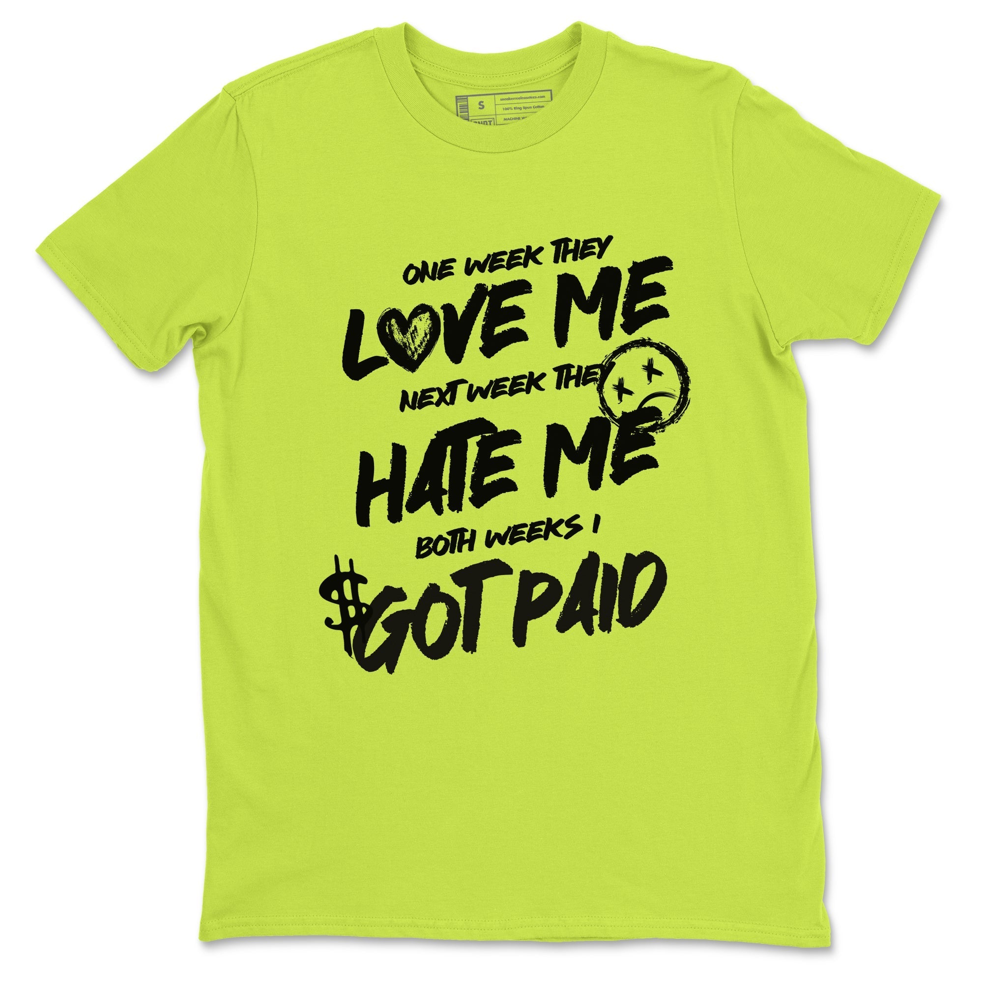 I Got Paid snkmatch Tees - Air Foamposite One Black Volt