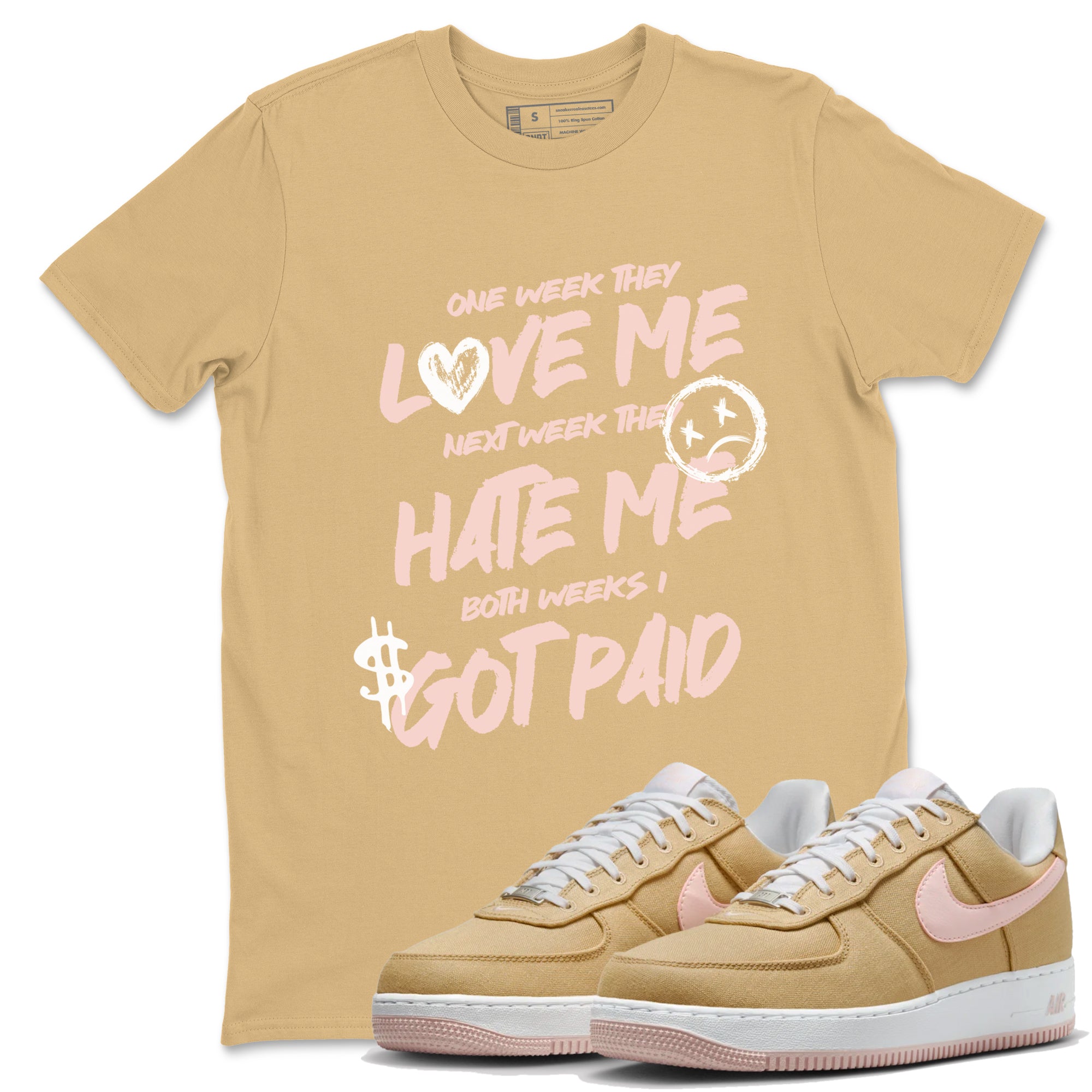 I Got Paid snkmatch Tees - Air Force 1 Linen