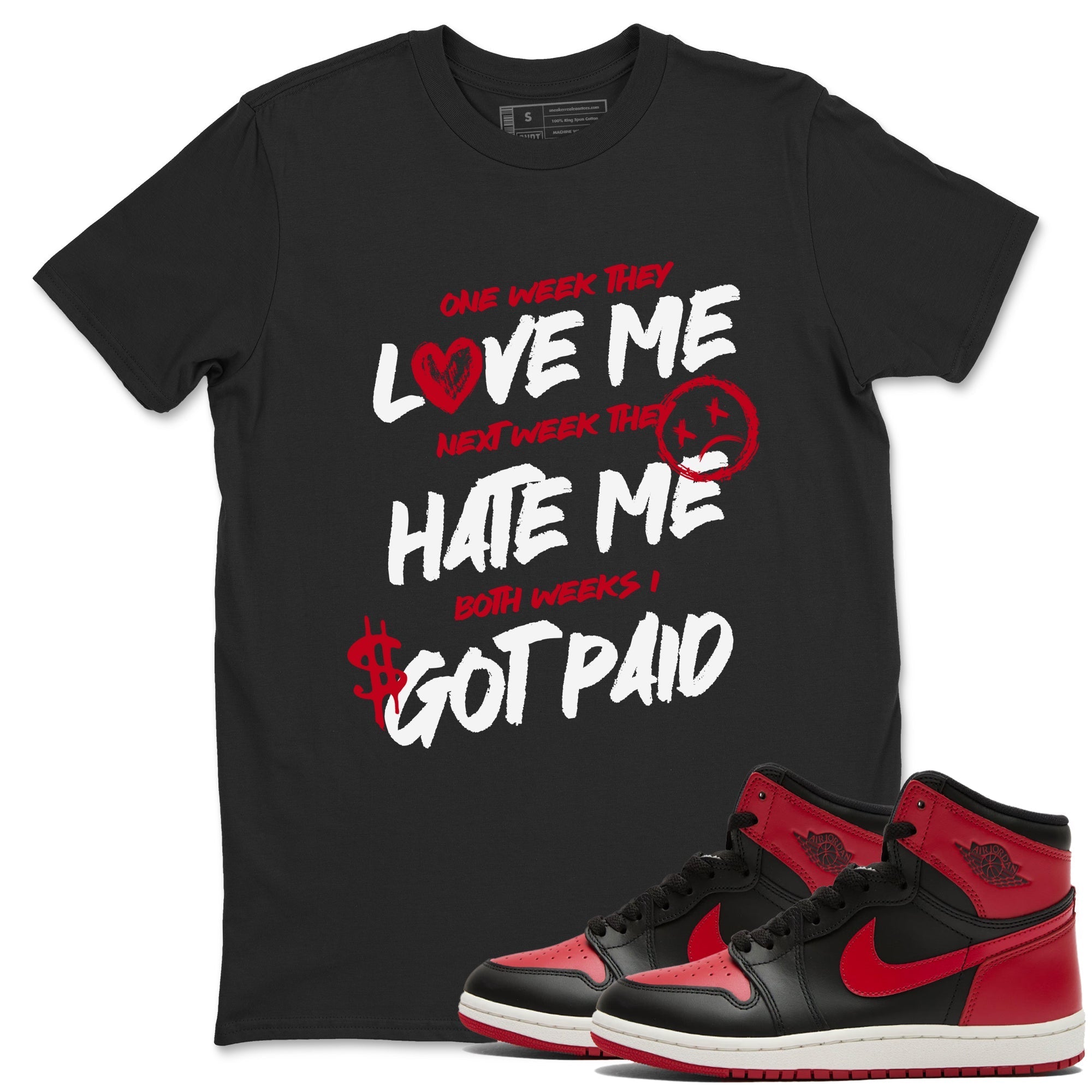 I Got Paid snkmatch Tees - Air Jordan 1 '85 Bred