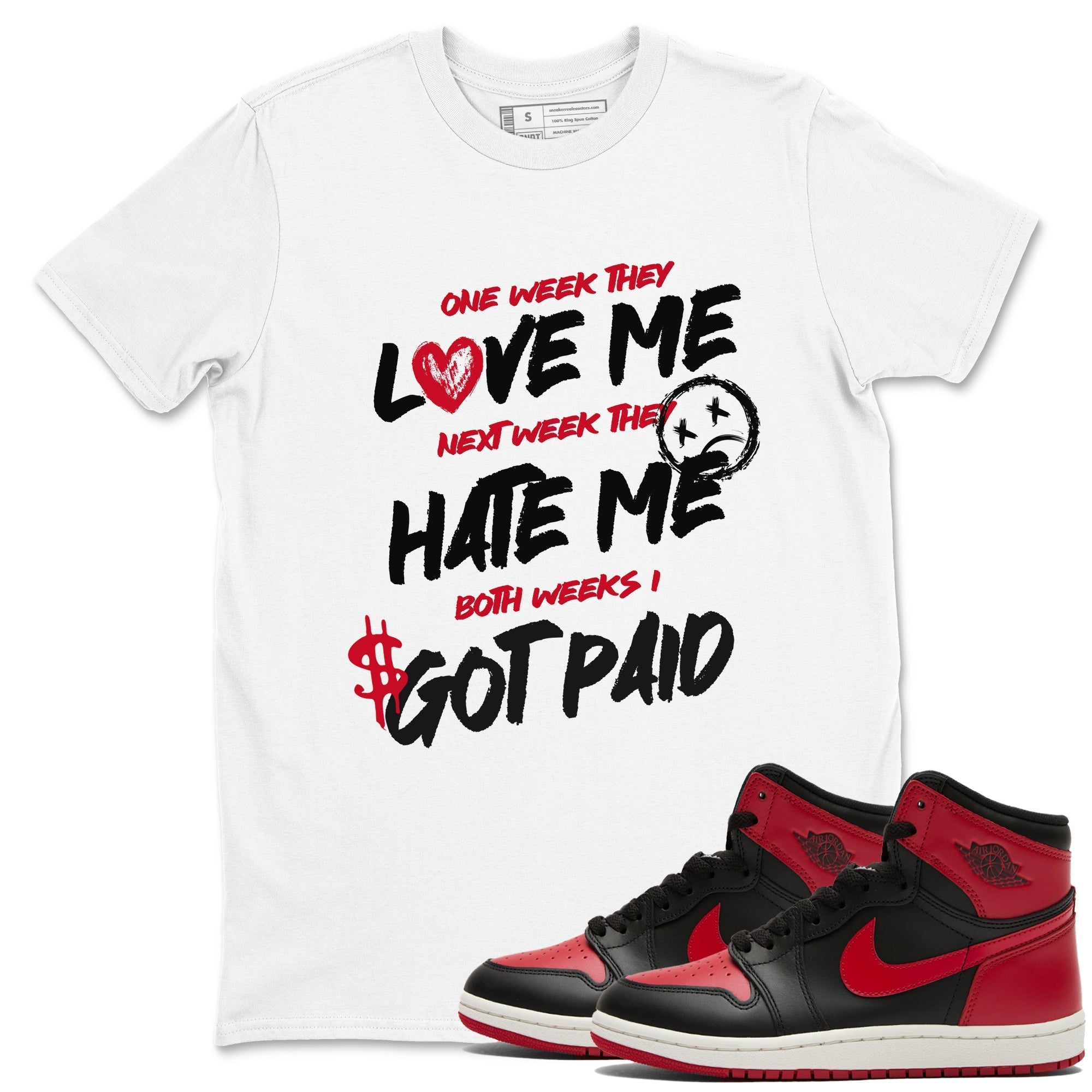 I Got Paid snkmatch Tees - Air Jordan 1 '85 Bred