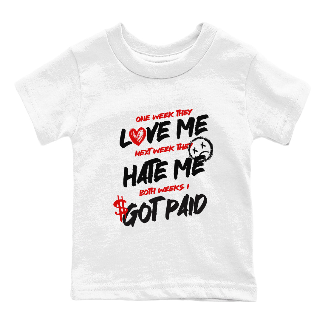 I Got Paid snkmatch Tees Kids - Air Jordan 1 Black Toe Reimagined