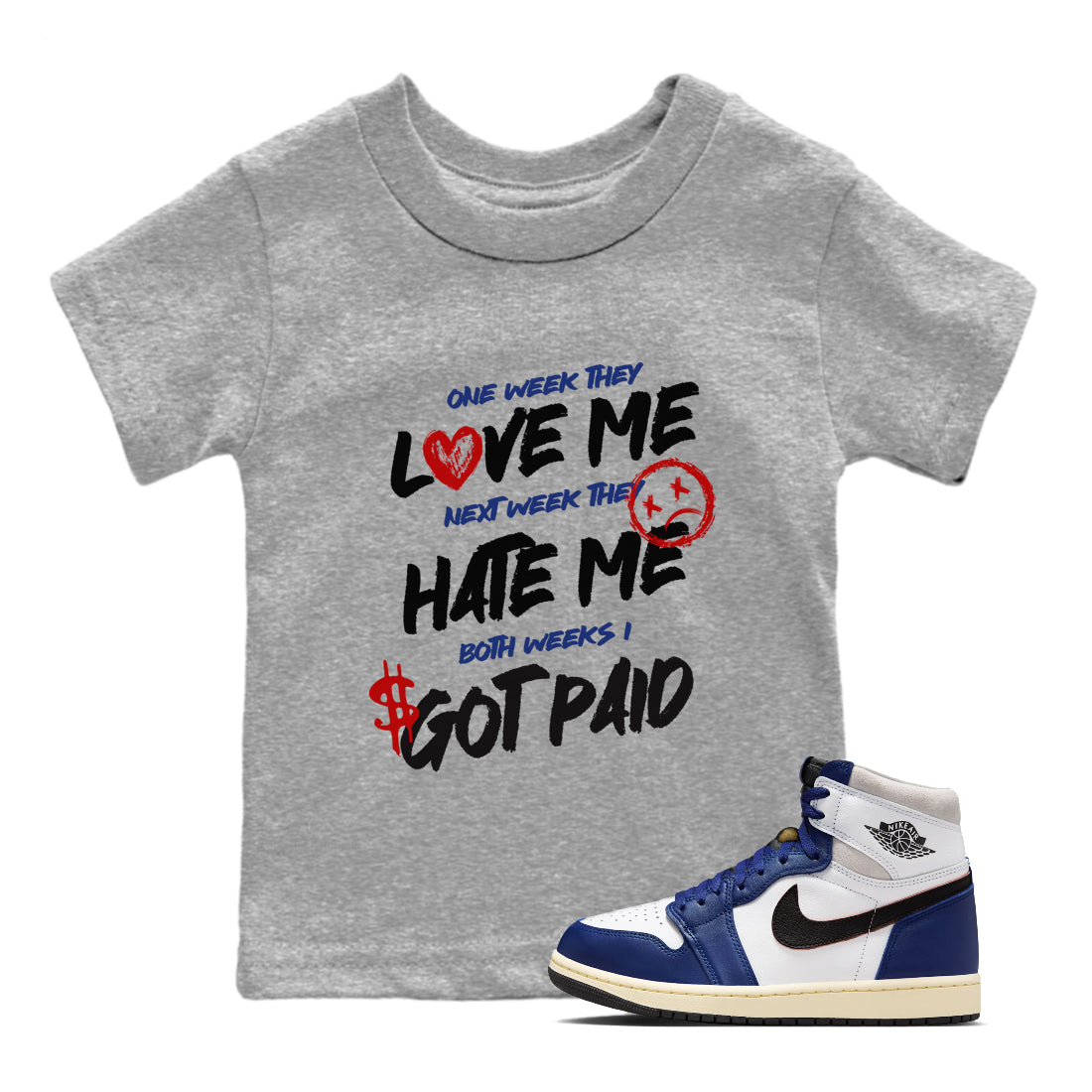 I Got Paid snkmatch Tees Kids - Air Jordan 1 Rare Air