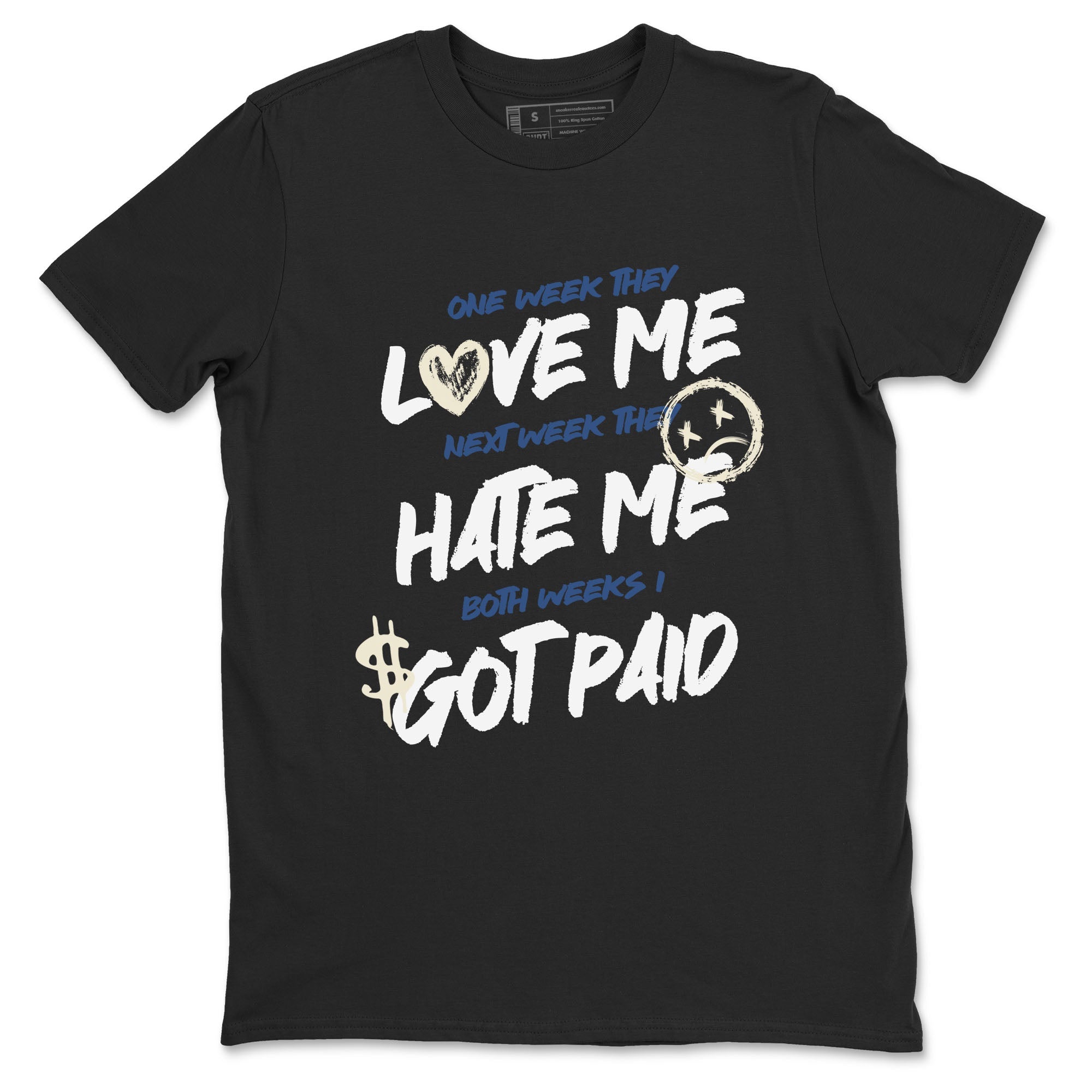 I Got Paid snkmatch Tees - Air Jordan 3 A Ma Maniere x Diffused Blue