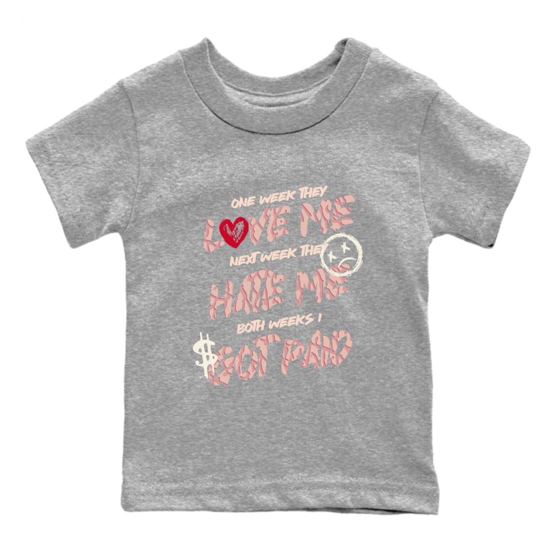 I Got Paid snkmatch Tees Kids - Air Jordan 3 Valentines Day