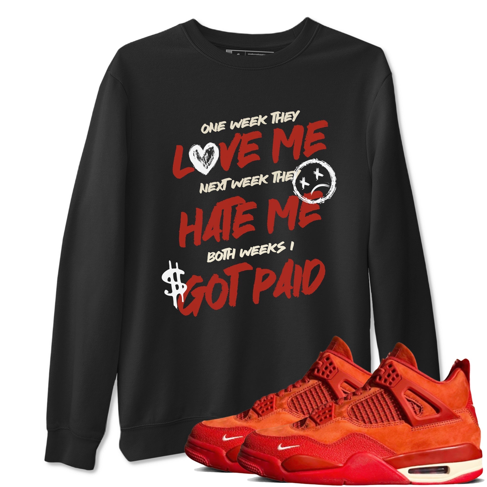 I Got Paid snkmatch Tees - Air Jordan 4 Brick By Brick