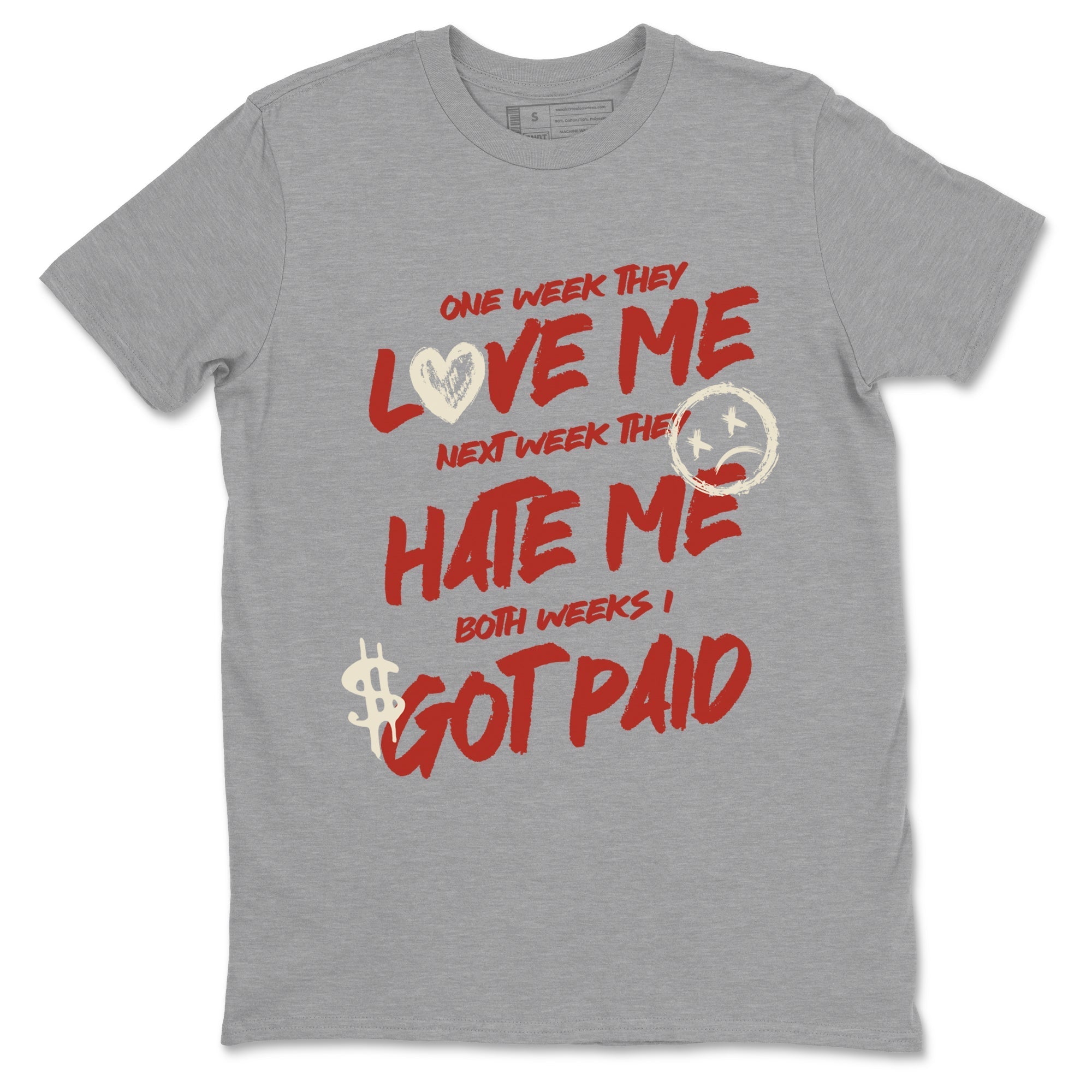 I Got Paid snkmatch Tees - Air Jordan 4 Brick By Brick