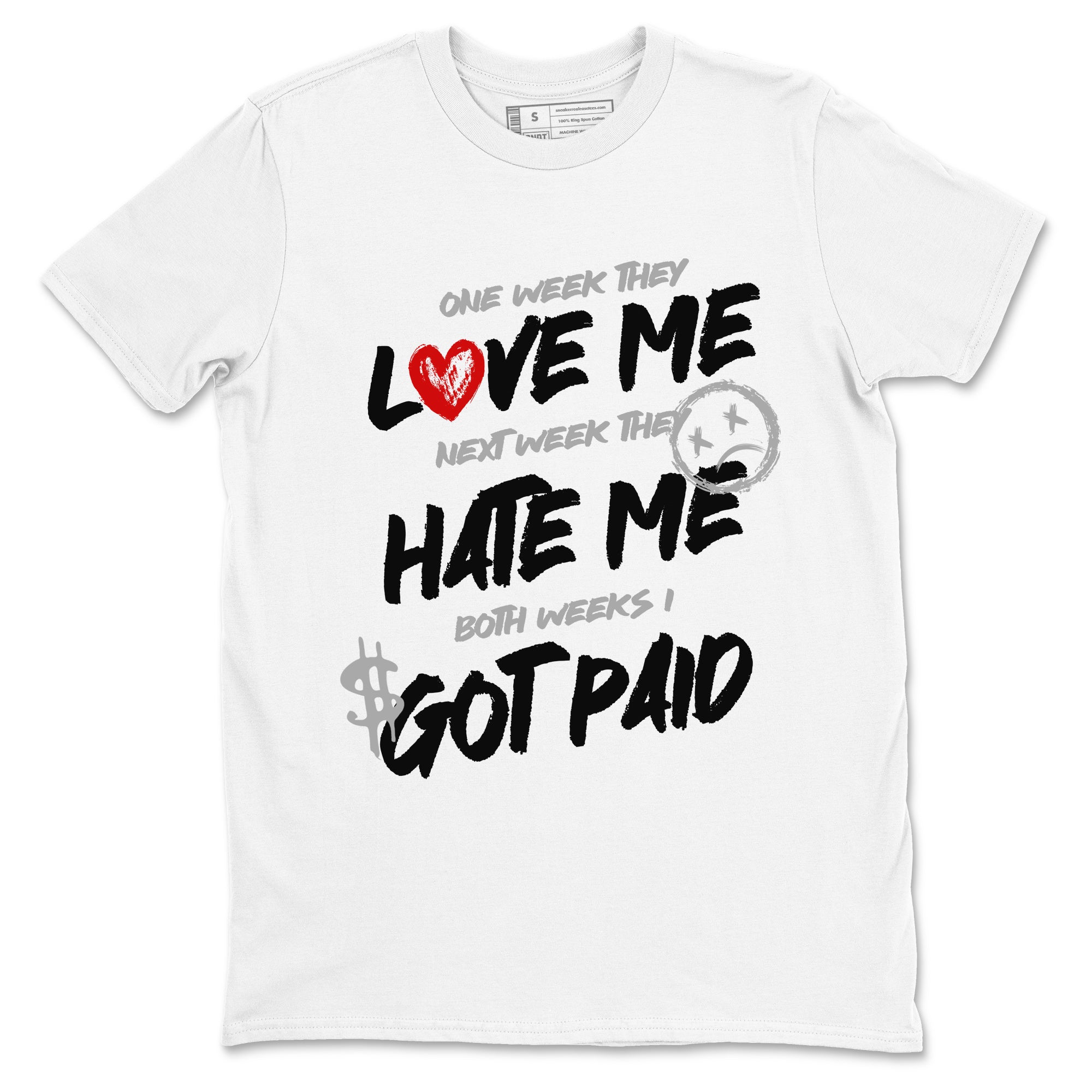 I Got Paid snkmatch Tees - Air Jordan 4 White Cement